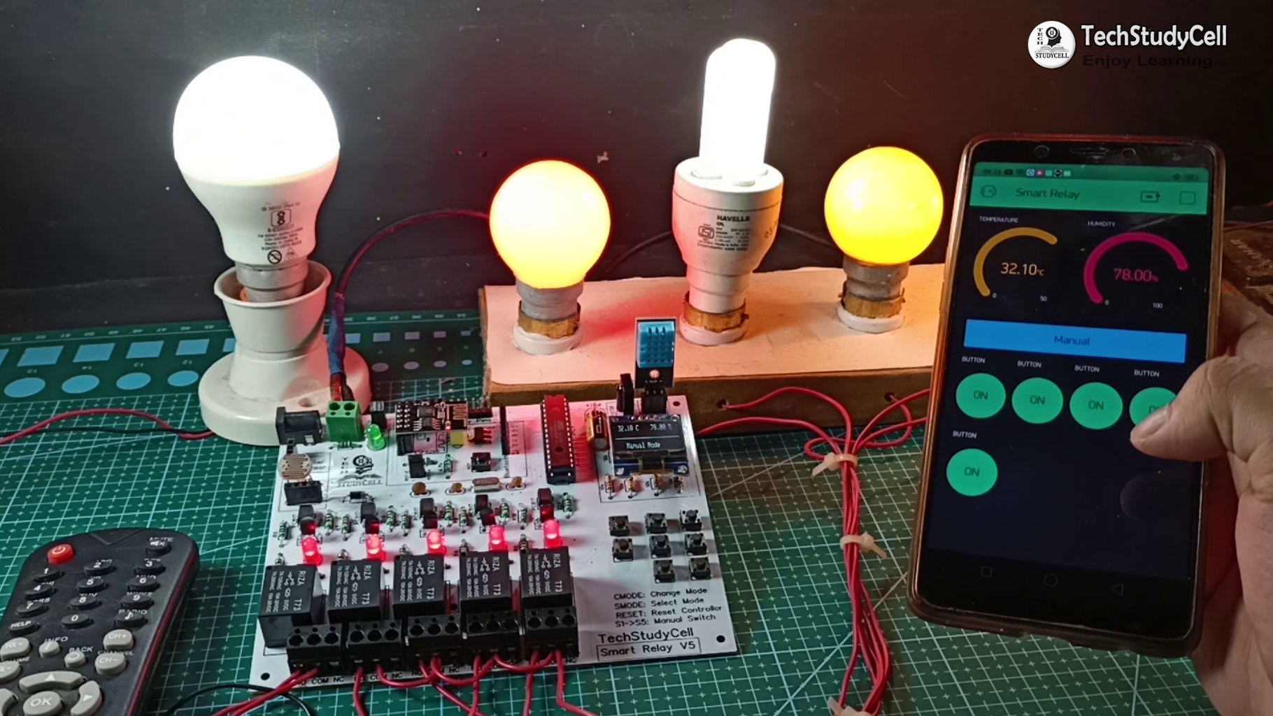 Home Automation Using Arduino and WiFi Module ESP01 | Arduino ESP8266 ...