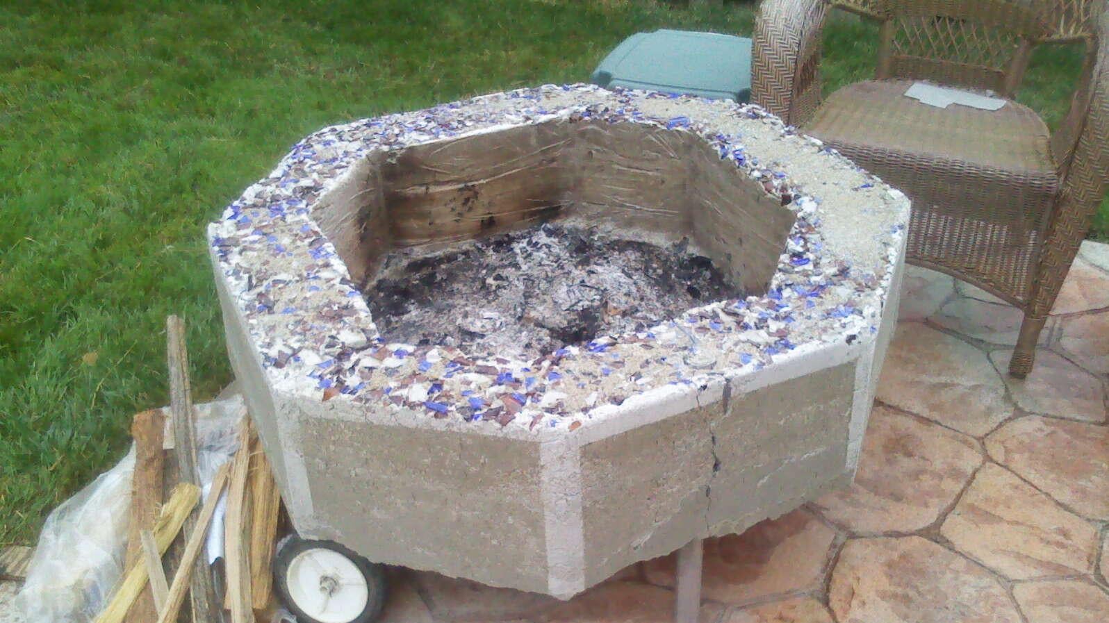 Moveable Cement Firepit Instructables