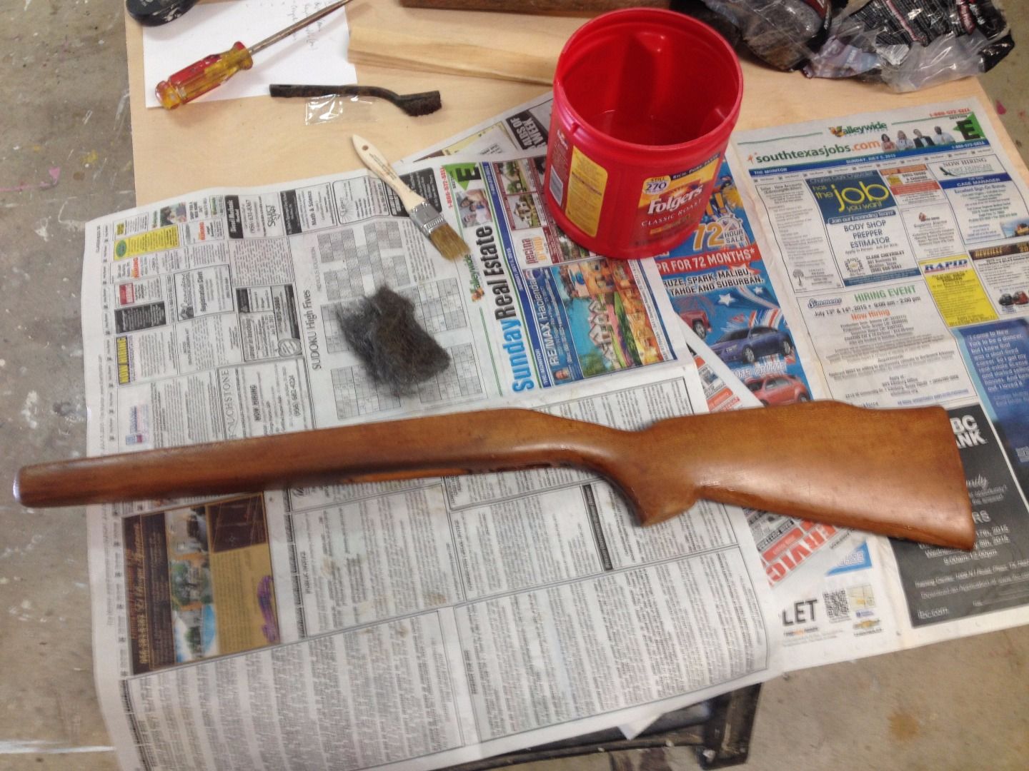 DIY Easy Refinish a Gun Stock 3 Steps Instructables