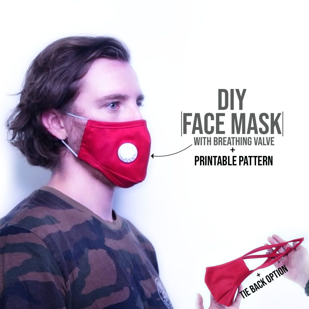 Face Mask With Breathing Valve 20 Steps Instructables