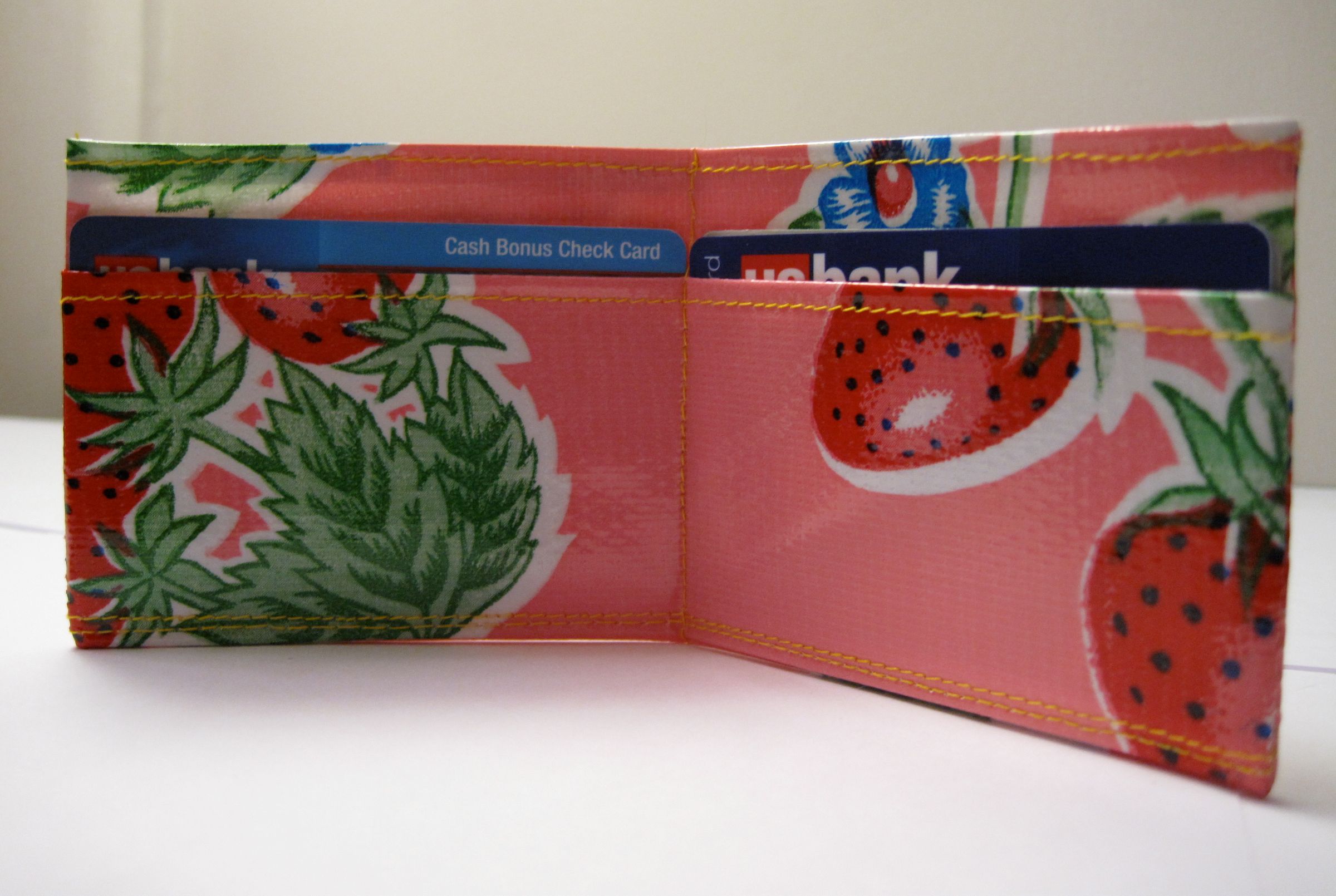 Sew a Simple Oilcloth Wallet 9 Steps (with Pictures) Instructables