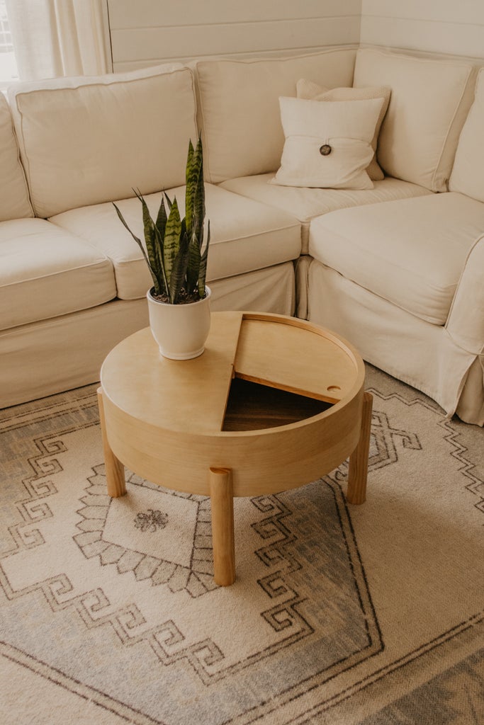 Round Coffee Table With Storage 10 Steps Pictures Instructables Round Coffee Table With Storage 10, Round Table With Storage
