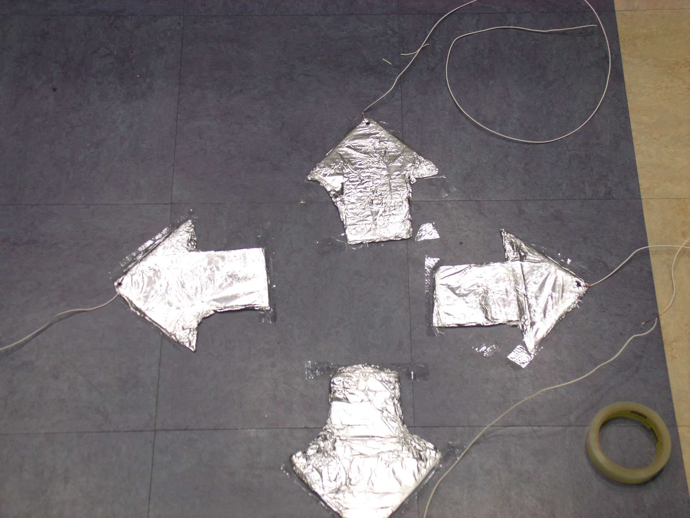 Dance Dance Revolution Floor Pad Makey Makey 6 Steps Instructables