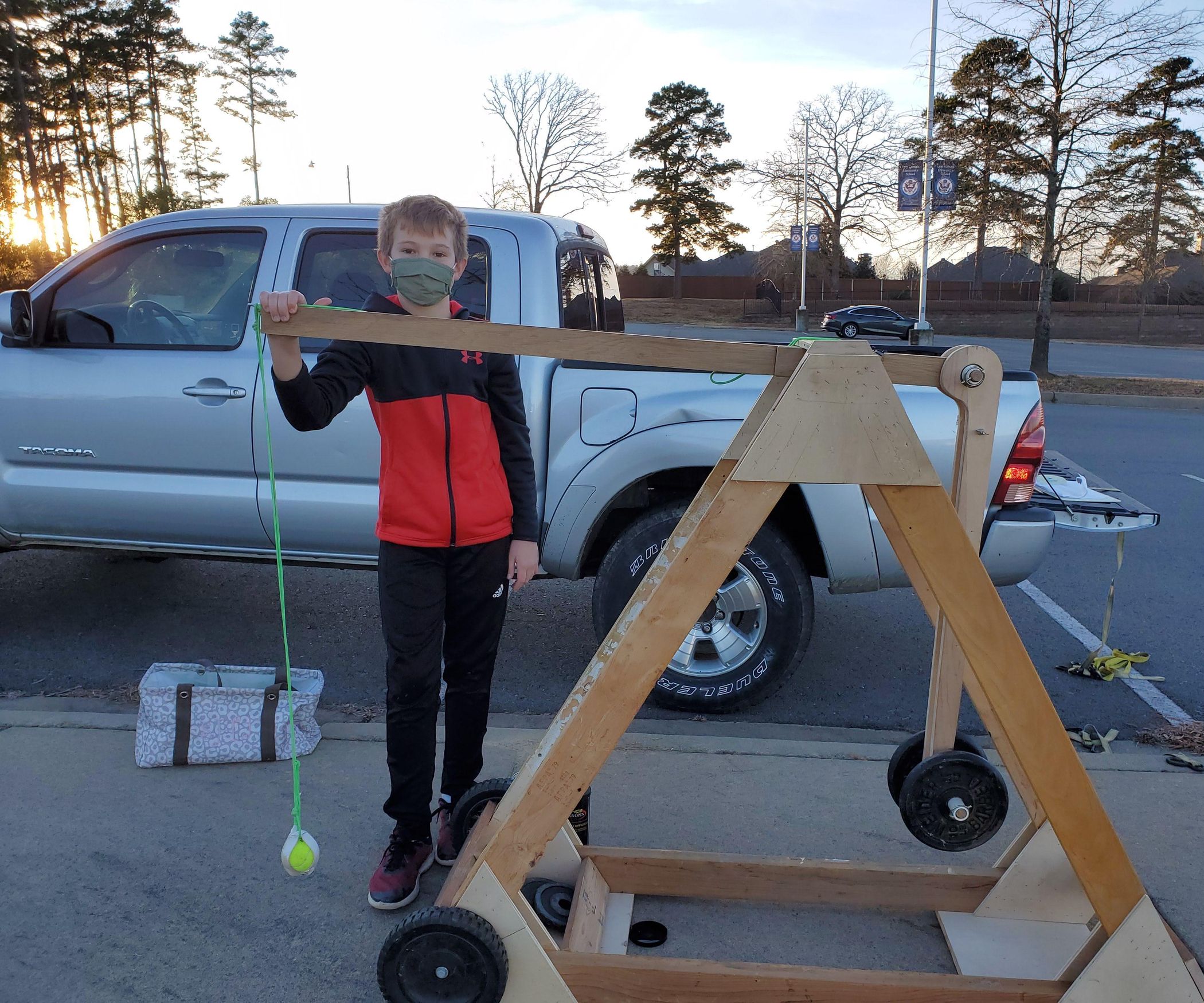 Simple Machine Tennis Ball Catapult 6 Steps (with Pictures) Instructables