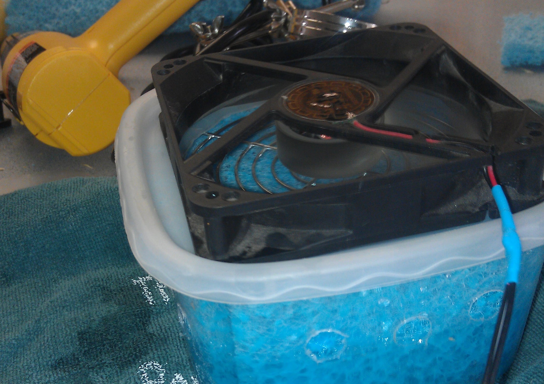 in room swamp cooler