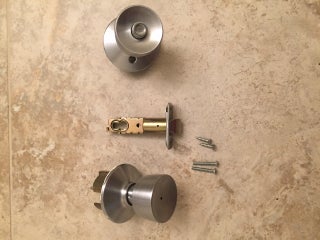 Installing Bathroom Door Knob 10 Steps Instructables - How To Install Bathroom Door Handle With Lock Installing Bathroom Door Knob 10 Steps Instructables - How To Install Bathroom Door Handle With Lock