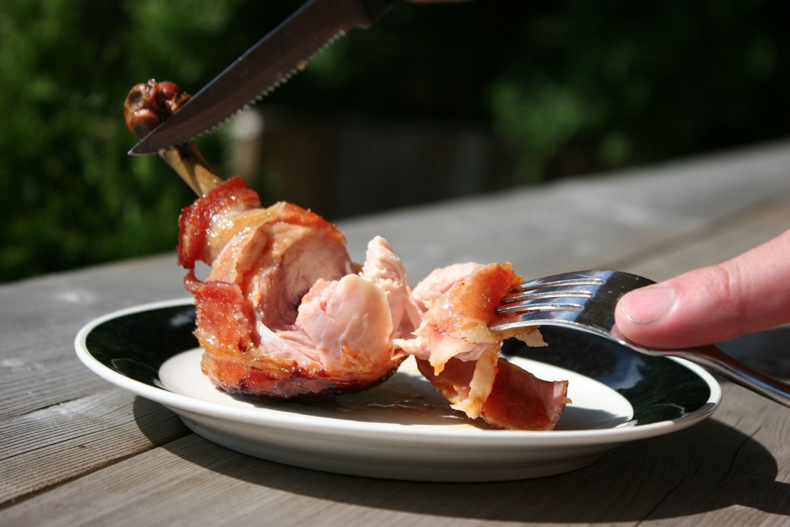 Maple Glazed Bacon Wrapped Chicken Lollipops 8 Steps (with Pictures