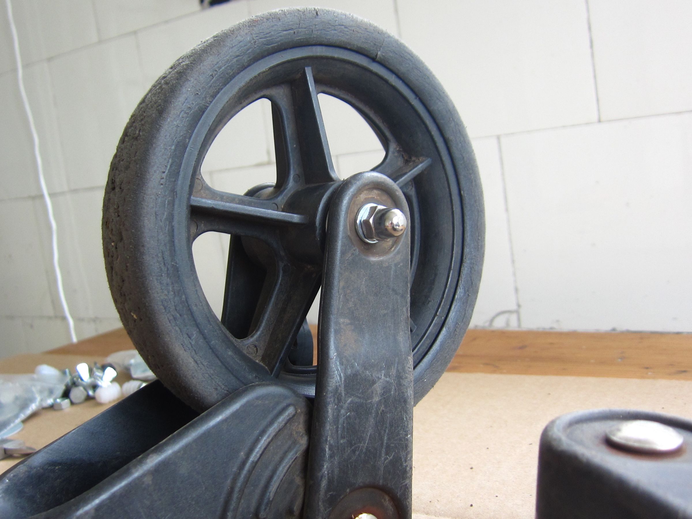 pushchair wheel repairs