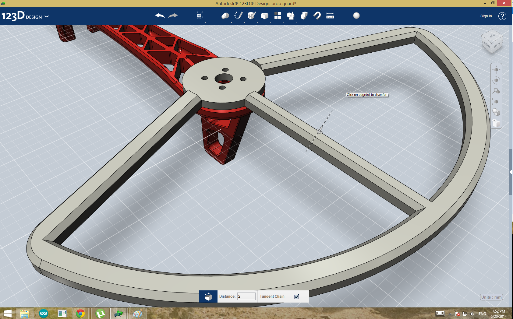 Quadcopter HACK! [Design and Print Your Propeller Guard] 18 Steps