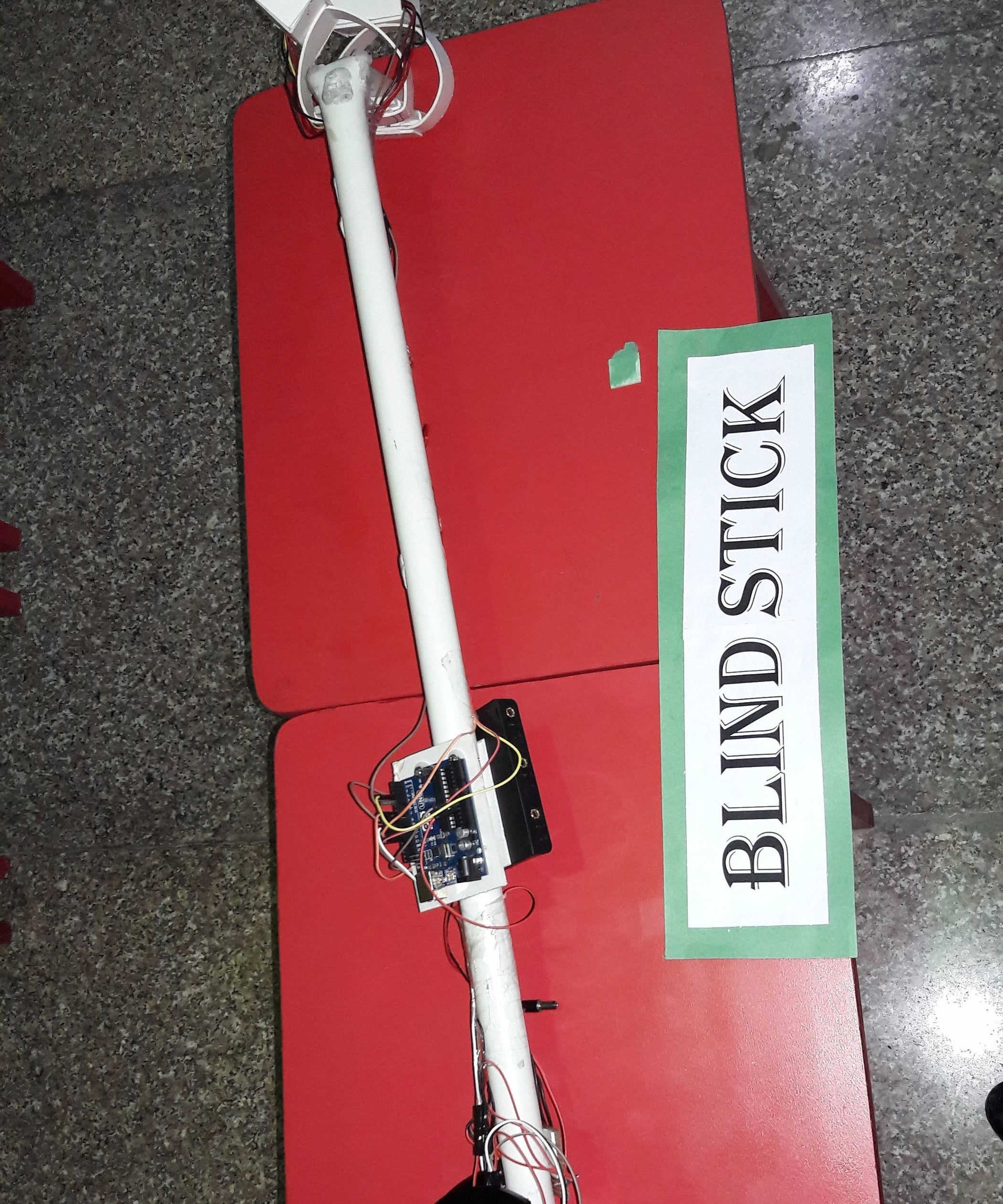 Smart Blind Stick 6 Steps Instructables Smart Blind Stick 6 Steps Instructables