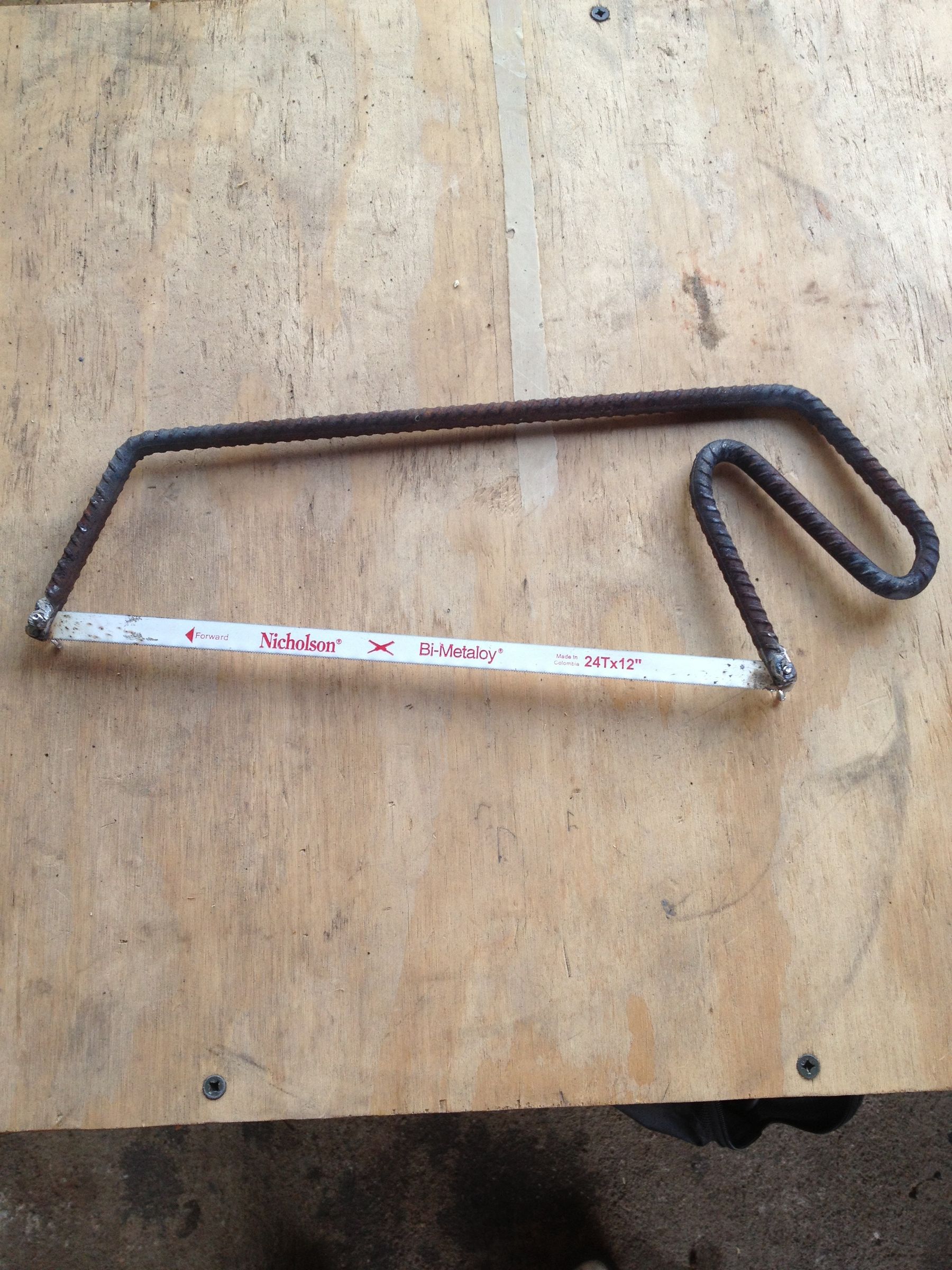 Rebar Hacksaw 7 Steps Instructables