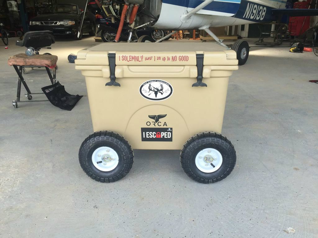 adding wheels to yeti cooler