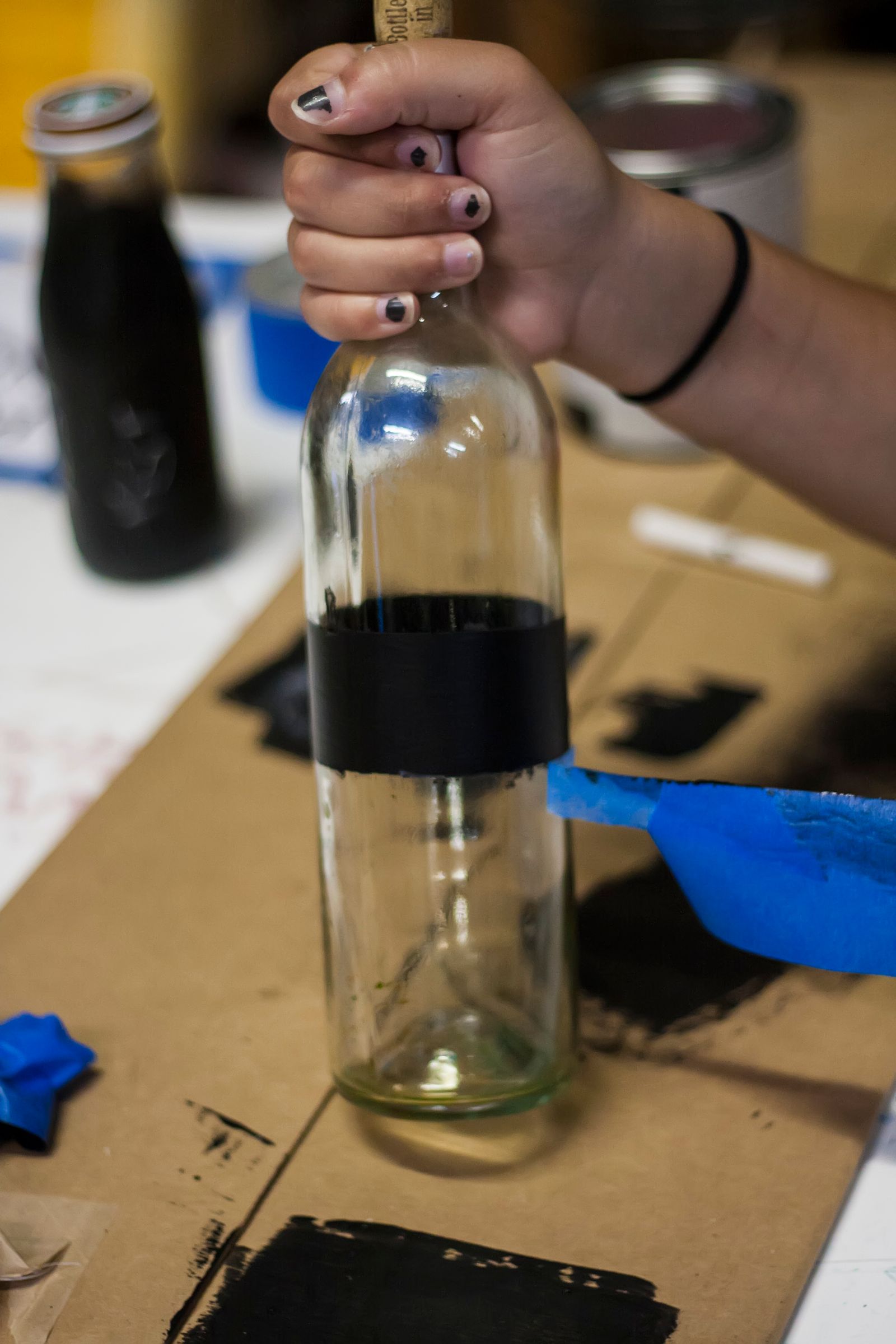 Chalkboard Painted Wine Bottle 9 Steps (with Pictures) Instructables