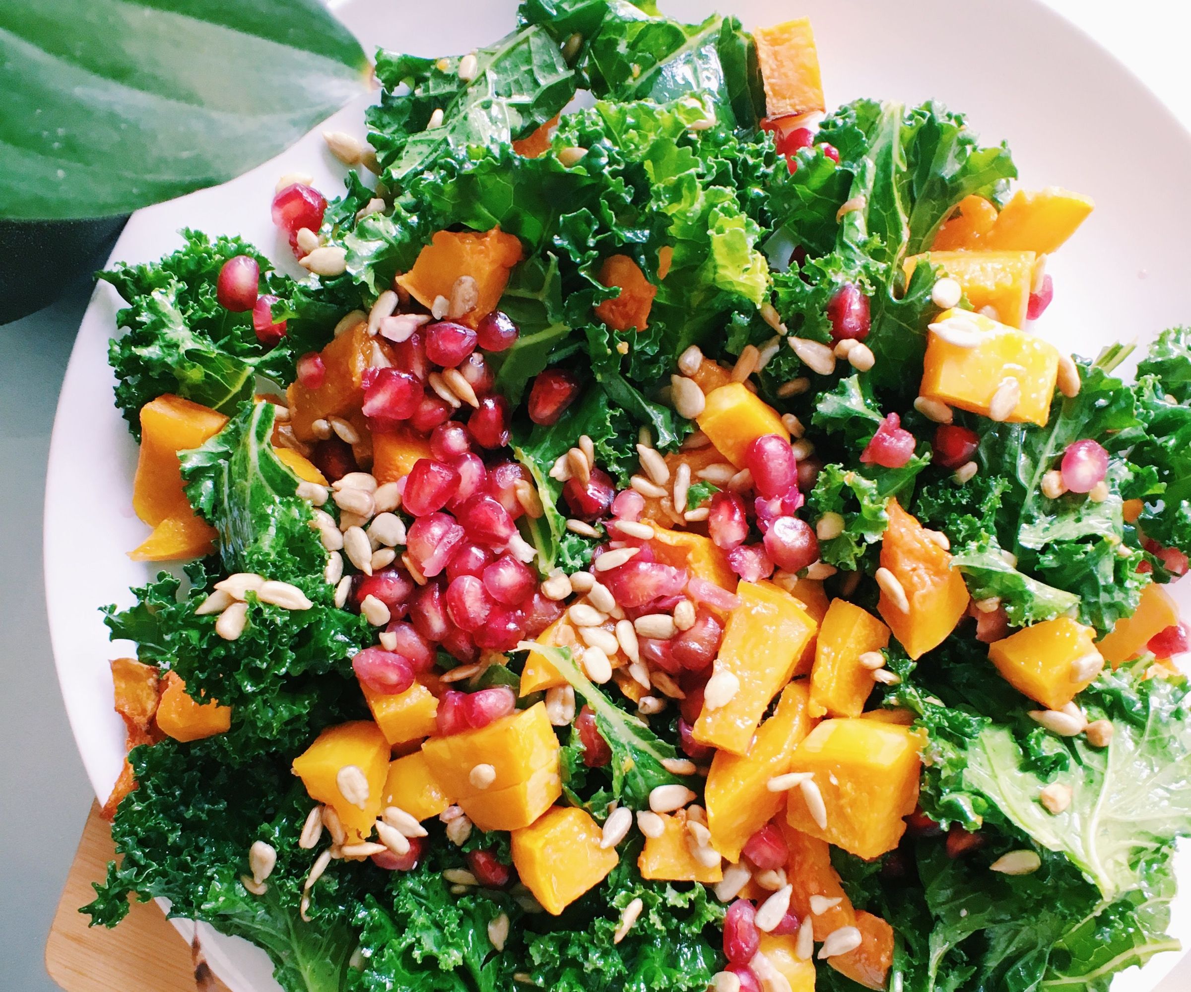 RECIPE | KALE BUTTERNUT SQUASH SALAD