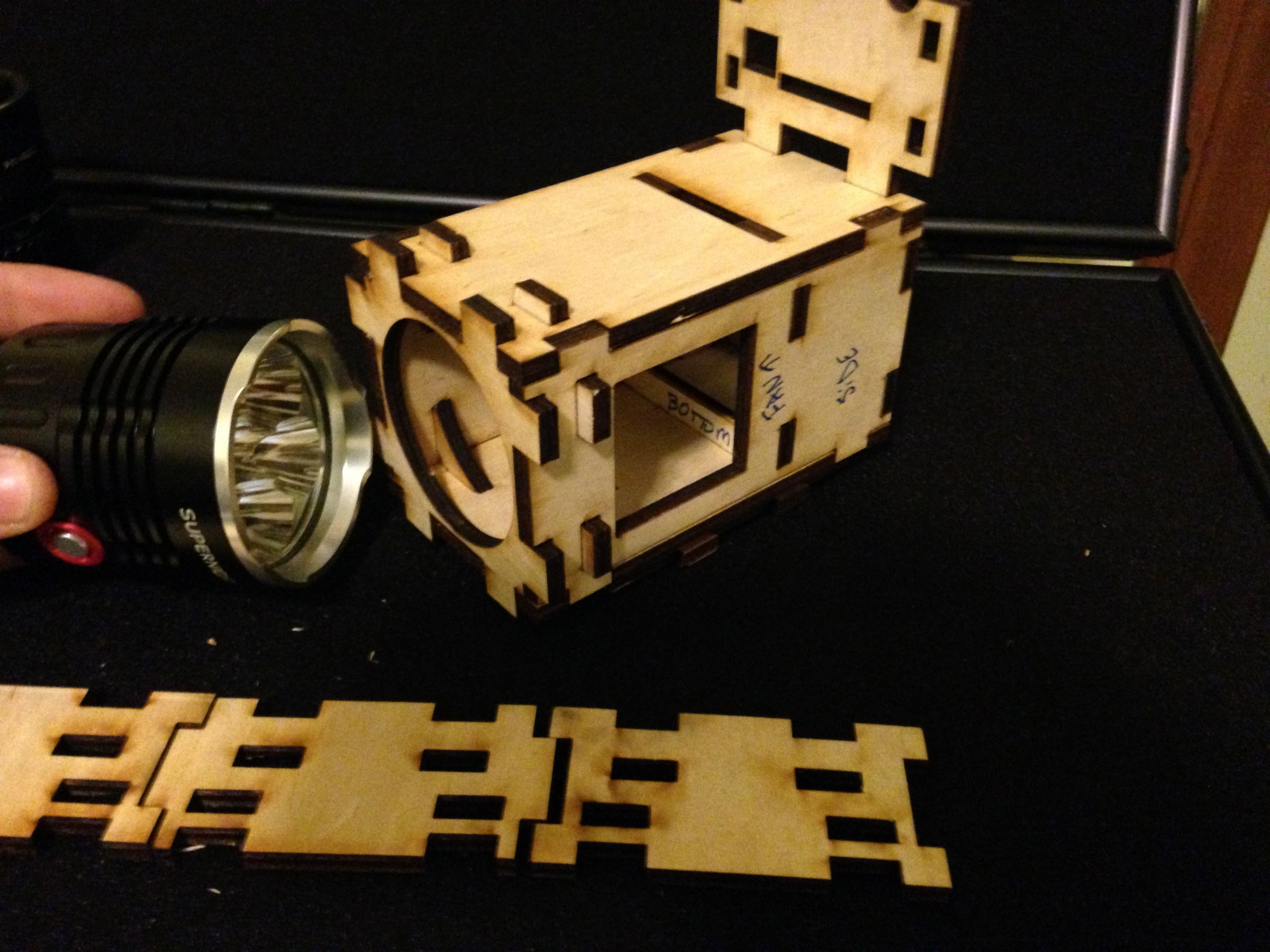 Augment Your Reality With the ITorch Raspberry Pi Flashlight Projector 16 Steps (with Pictures