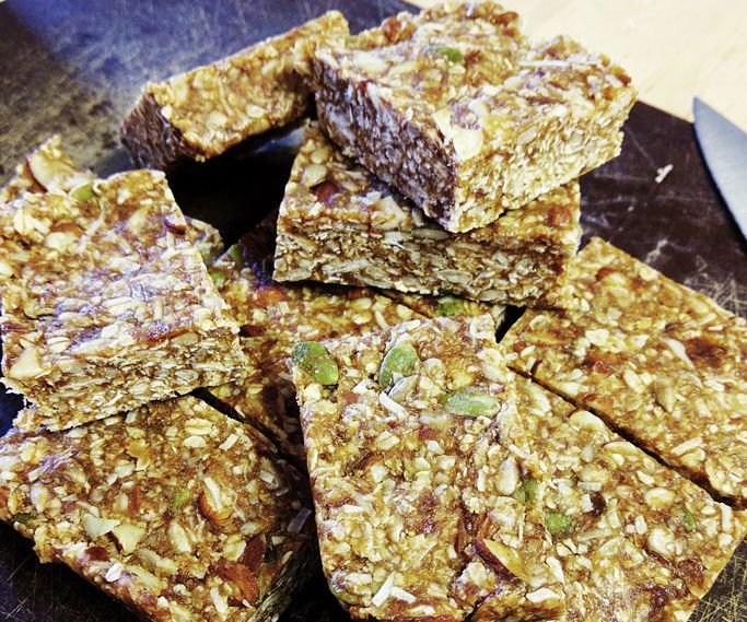 Seed, Nut and Coconut Breakfast Bars