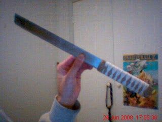 metal ruler into small machete DIY Project DIY Project Image