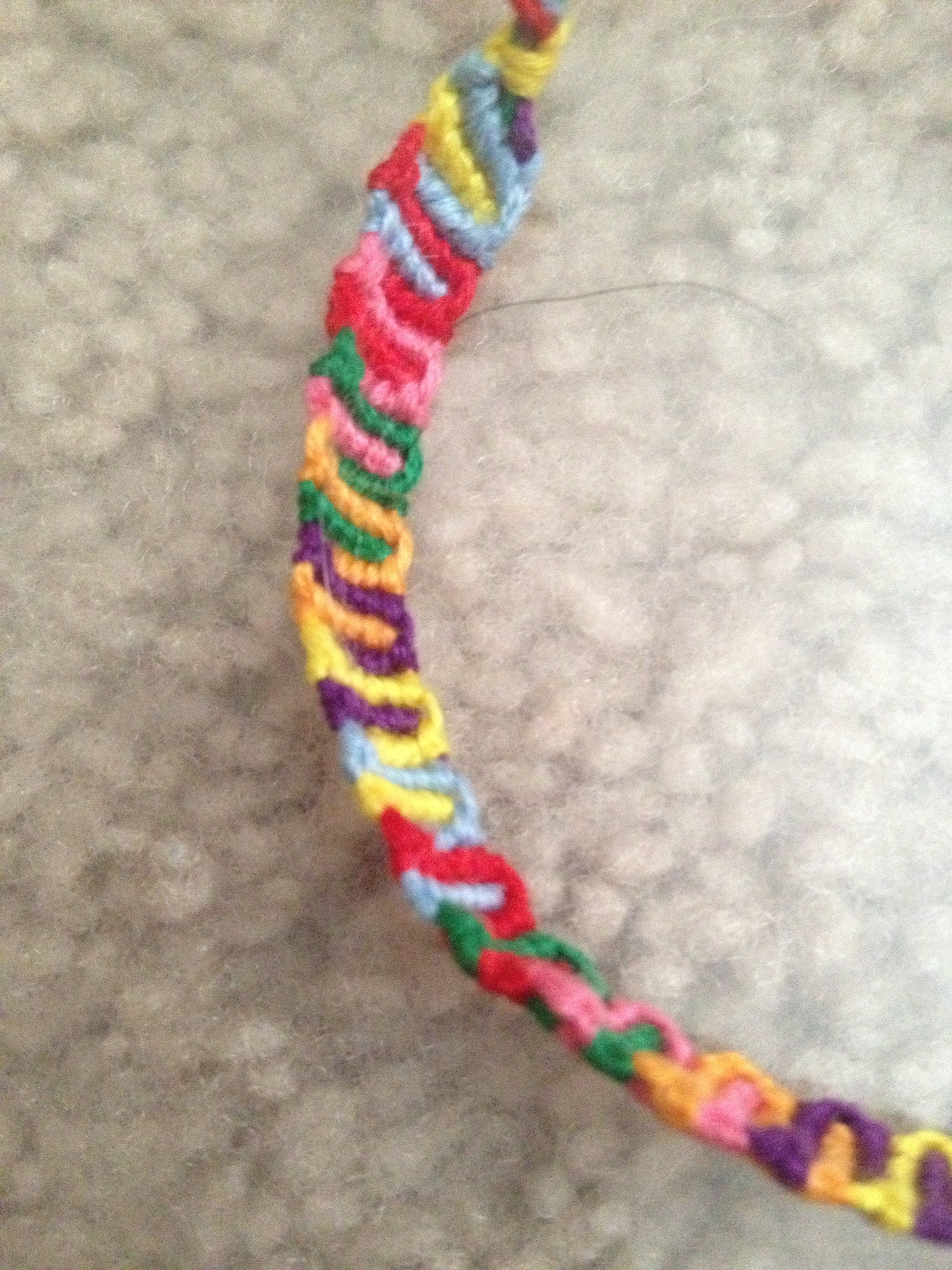 Candy Wave Bracelet 6 Steps Instructables