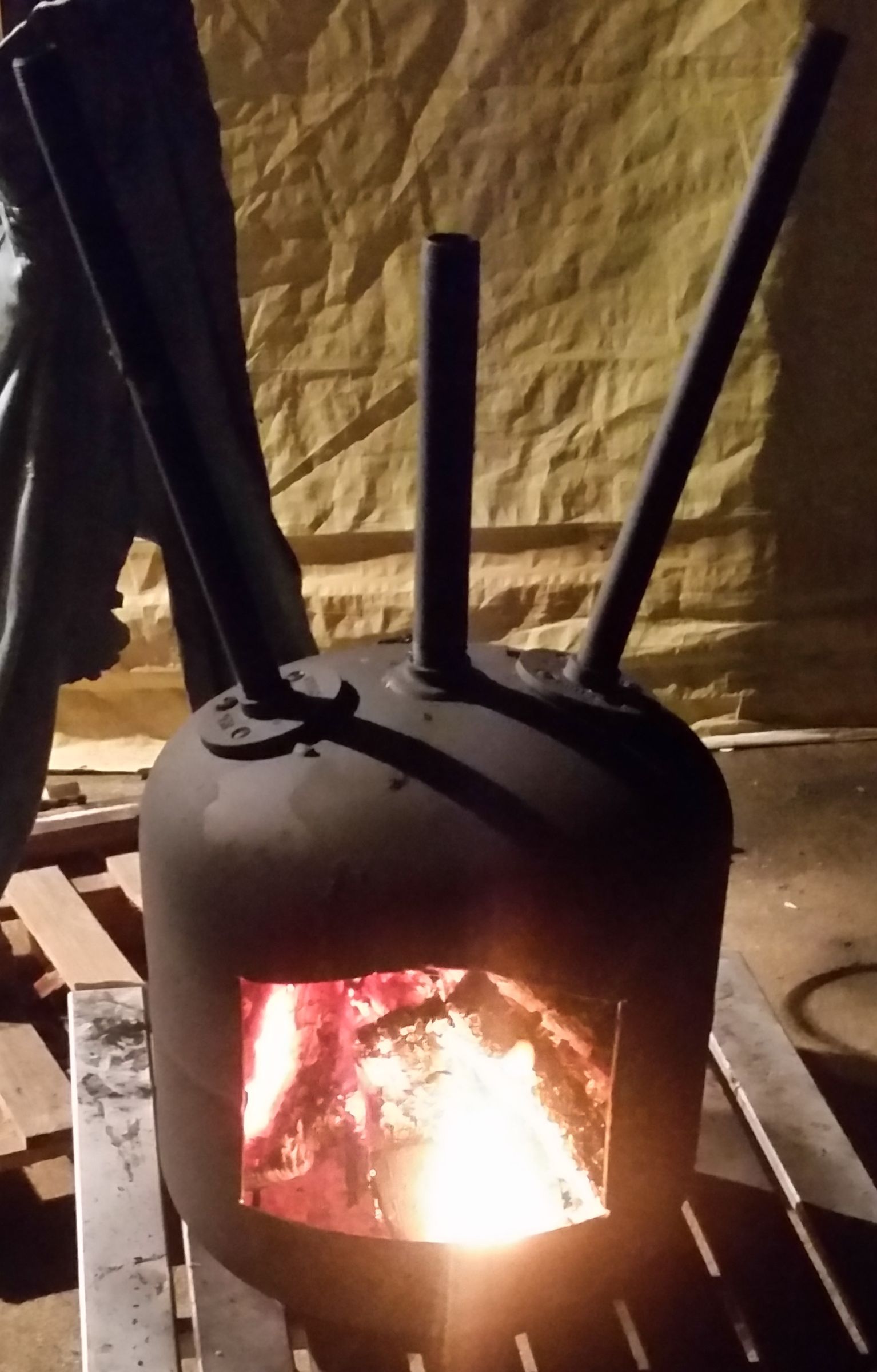 Fuego Prime the Transforming Flaming Scarecrow/Fire Pit/Patio Heater