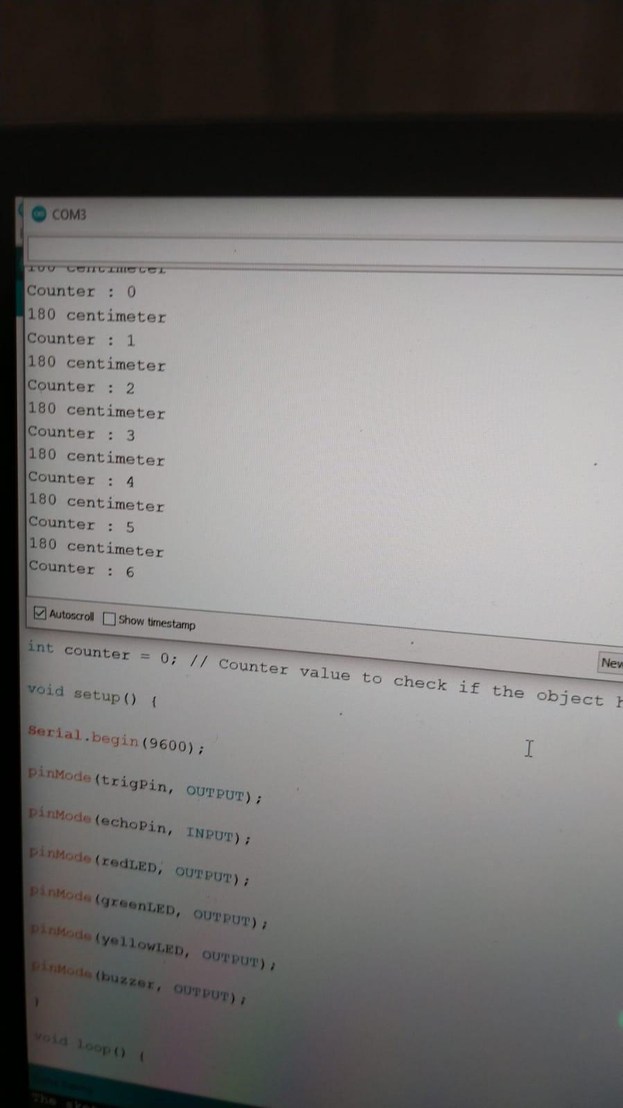 Arduino car sensors