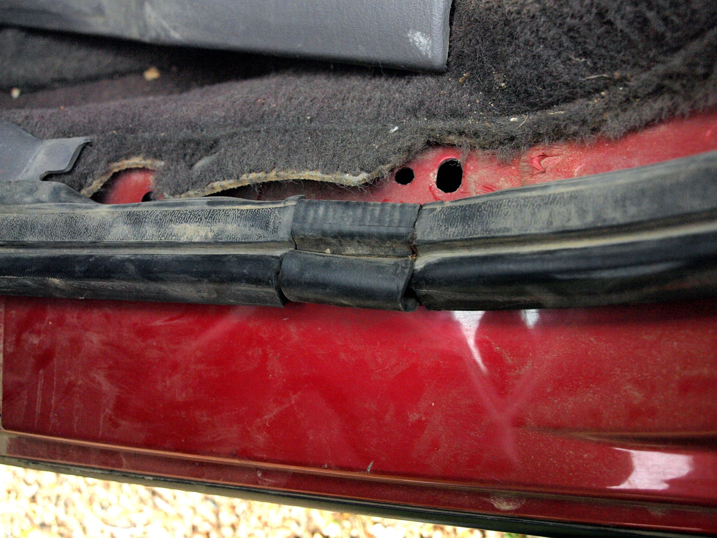 An Easy and Permanent Fix for Older Car Door Seals. 3 Steps (with