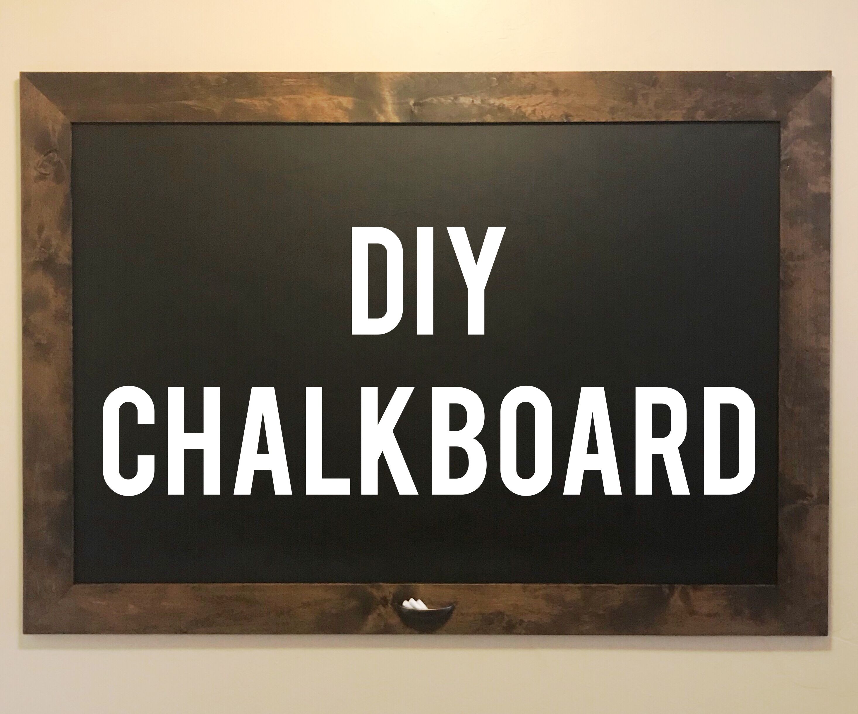 Diy Framed Chalkboard 15 Steps With Pictures Instructables