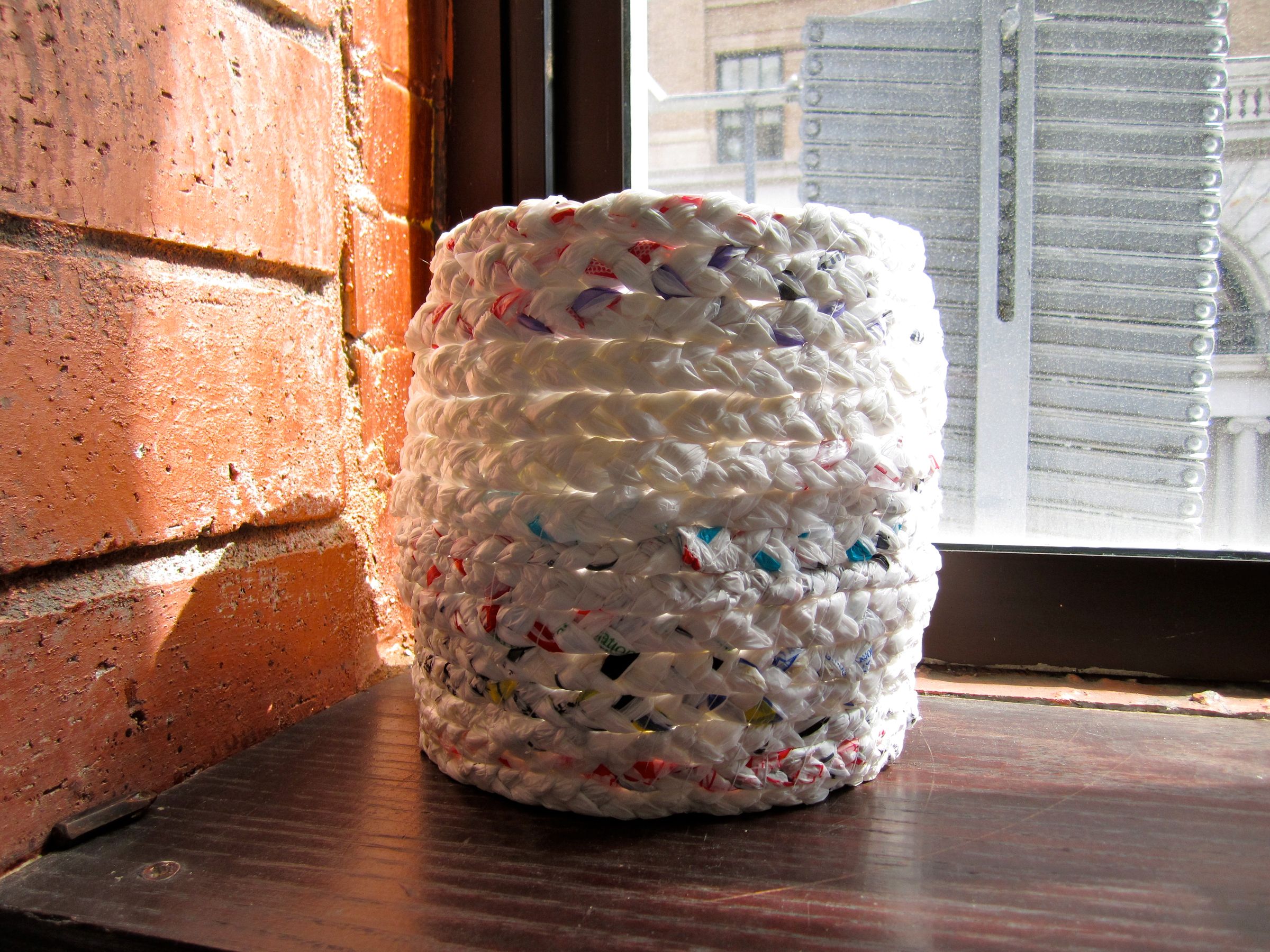 Make a Basket Out of Plastic Bags 11 Steps (with Pictures) Instructables