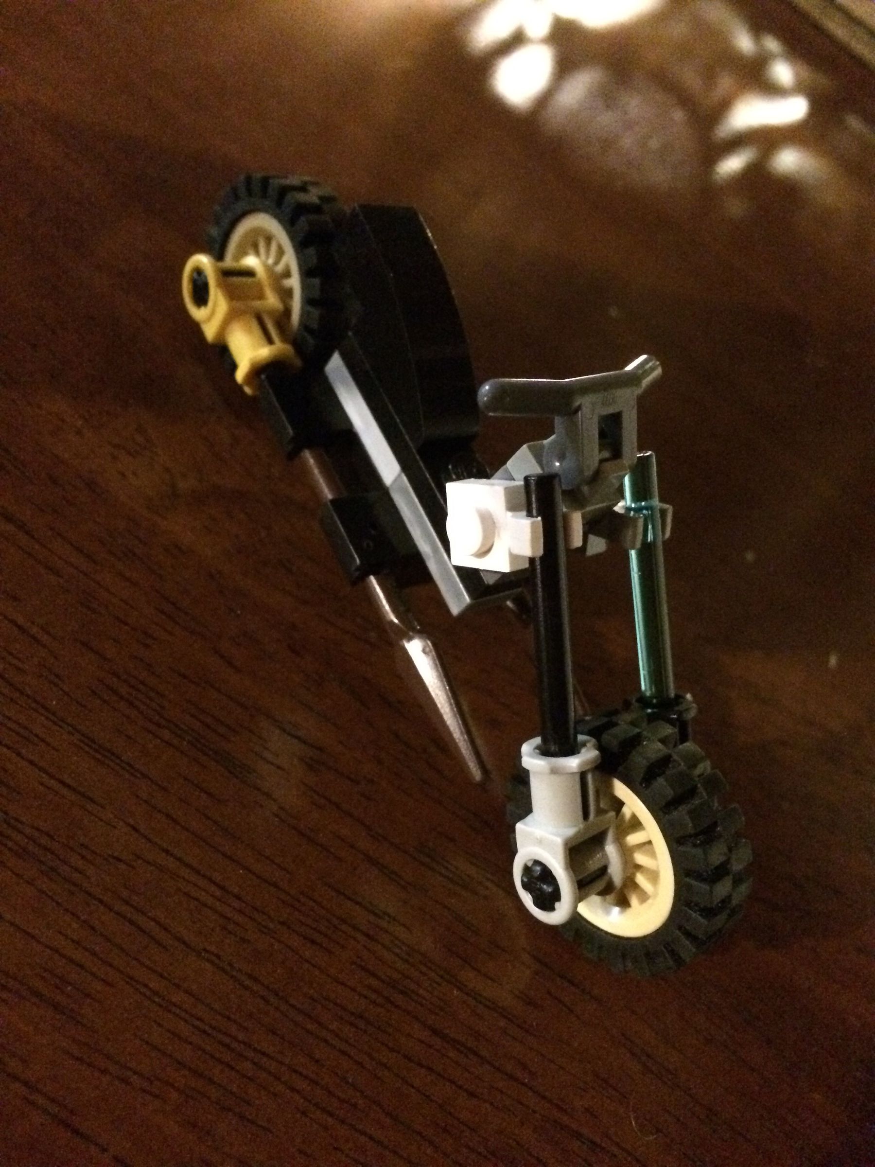 DIY guide for Custom Lego Chopper Bike with step-by-step instructions