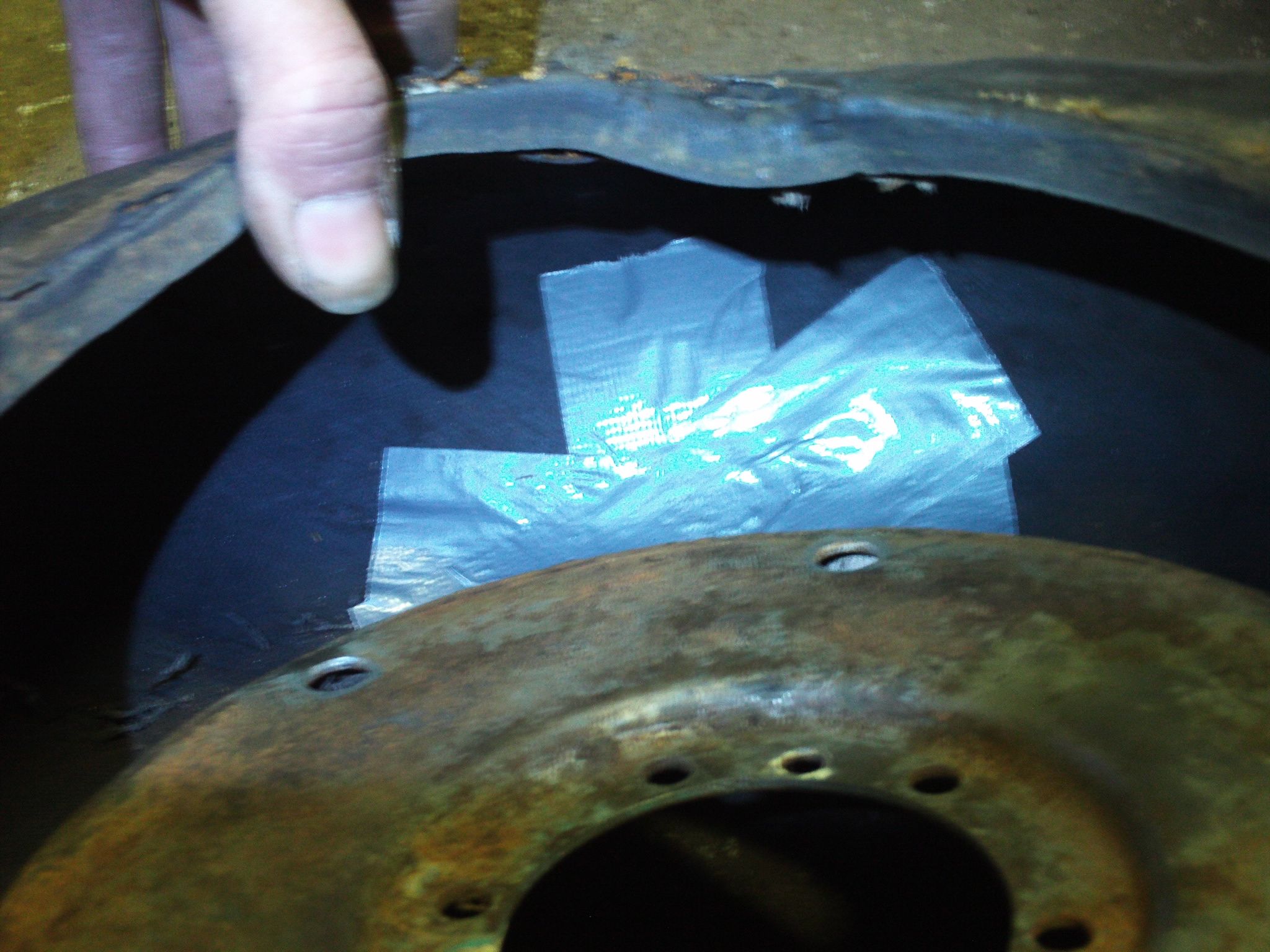 Duct Tape Tire Repair 3 Steps Instructables