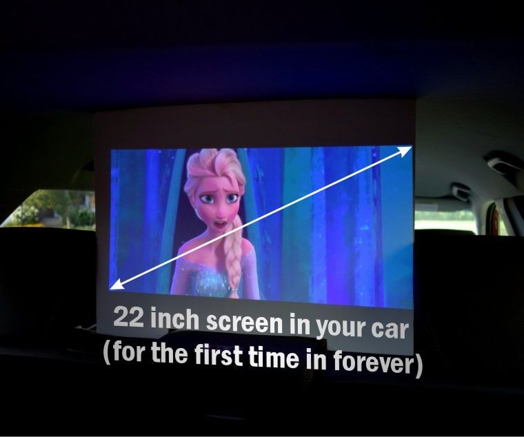 22 inch cinema in your car DIY Project DIY Project Image