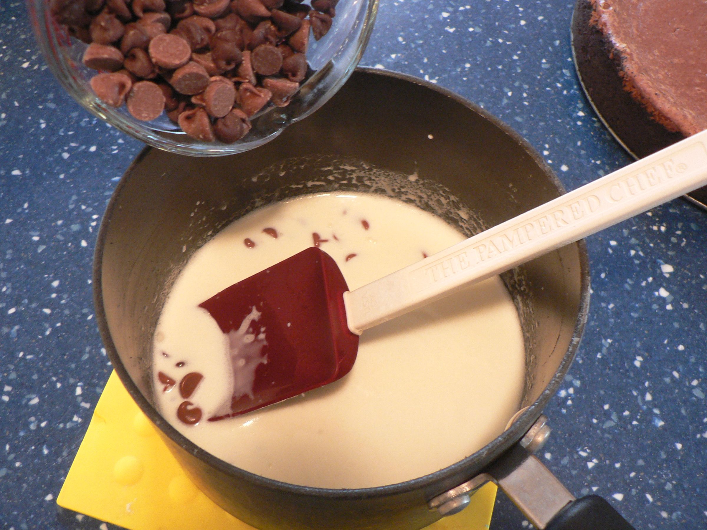 Double Chocolate Cheesecake With Chocolate Ganache 10 Steps (with