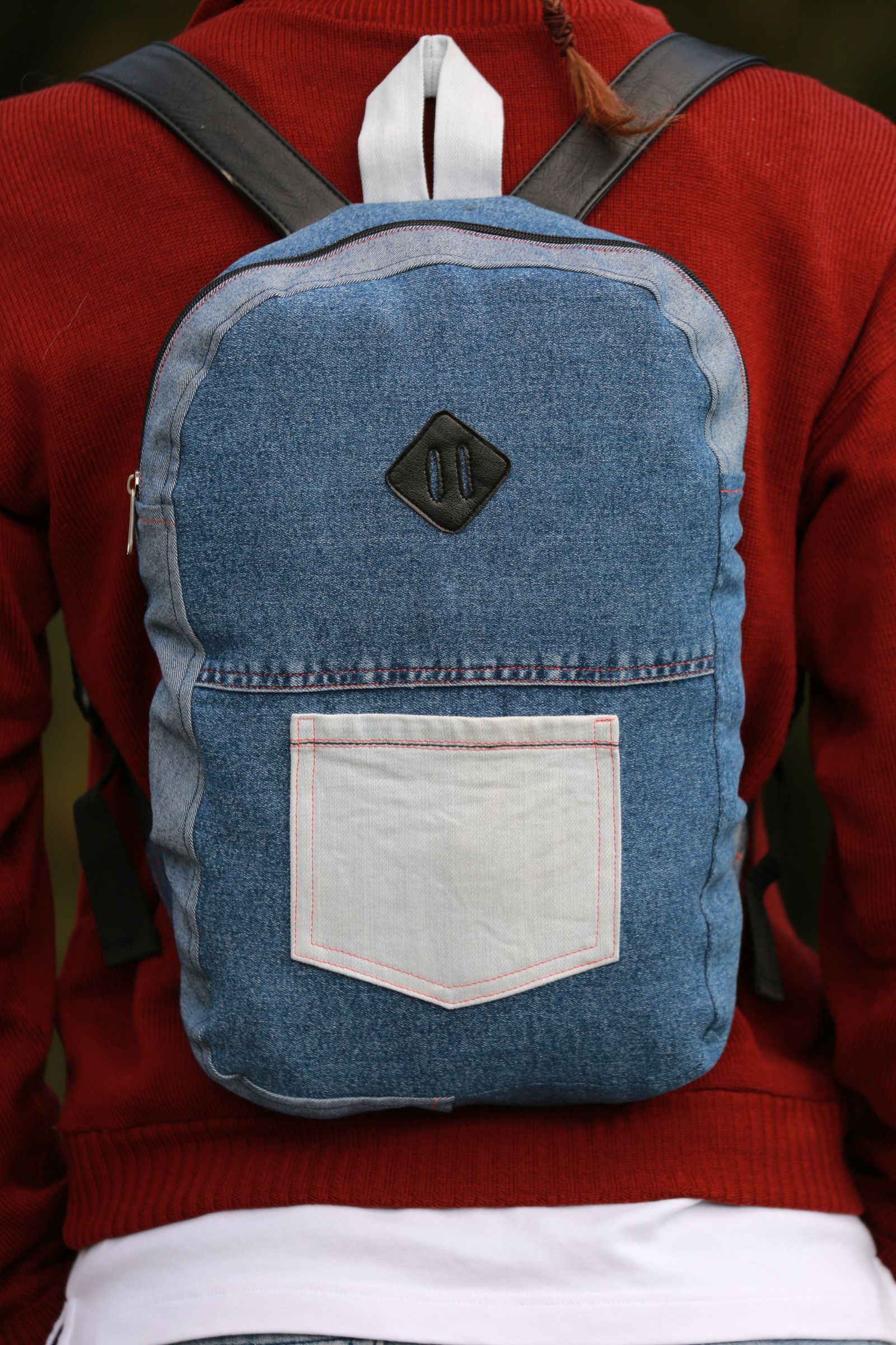 diy jeans backpack