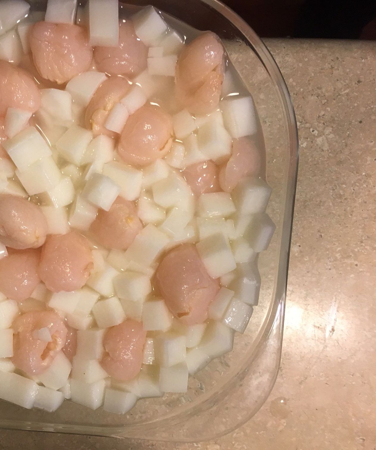Almond Jelly With Lychee #HMS2018
