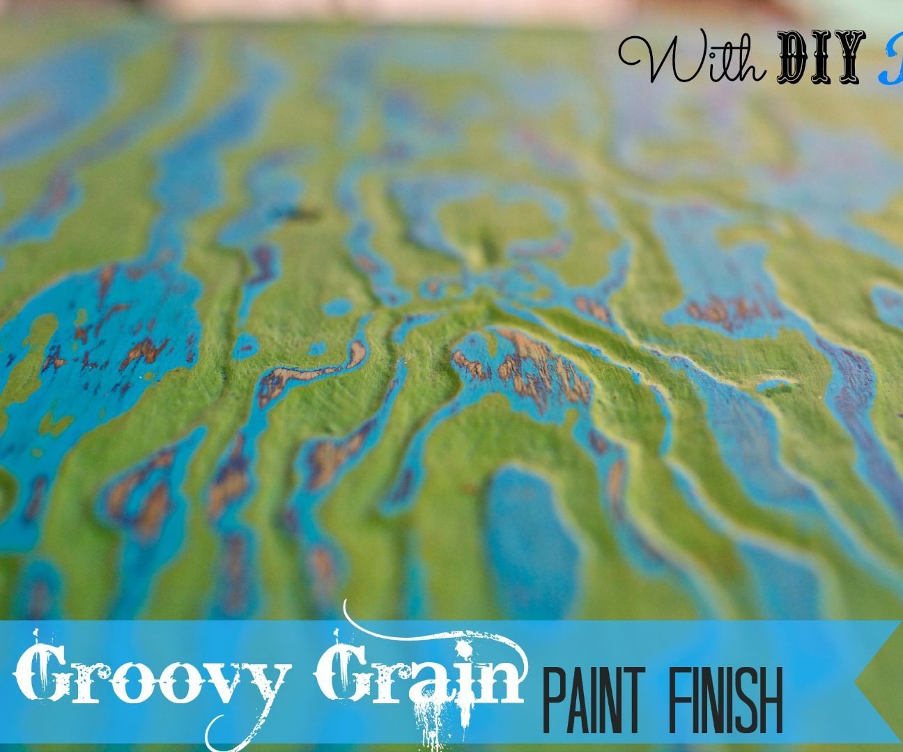 Wood Grain Paint Finish