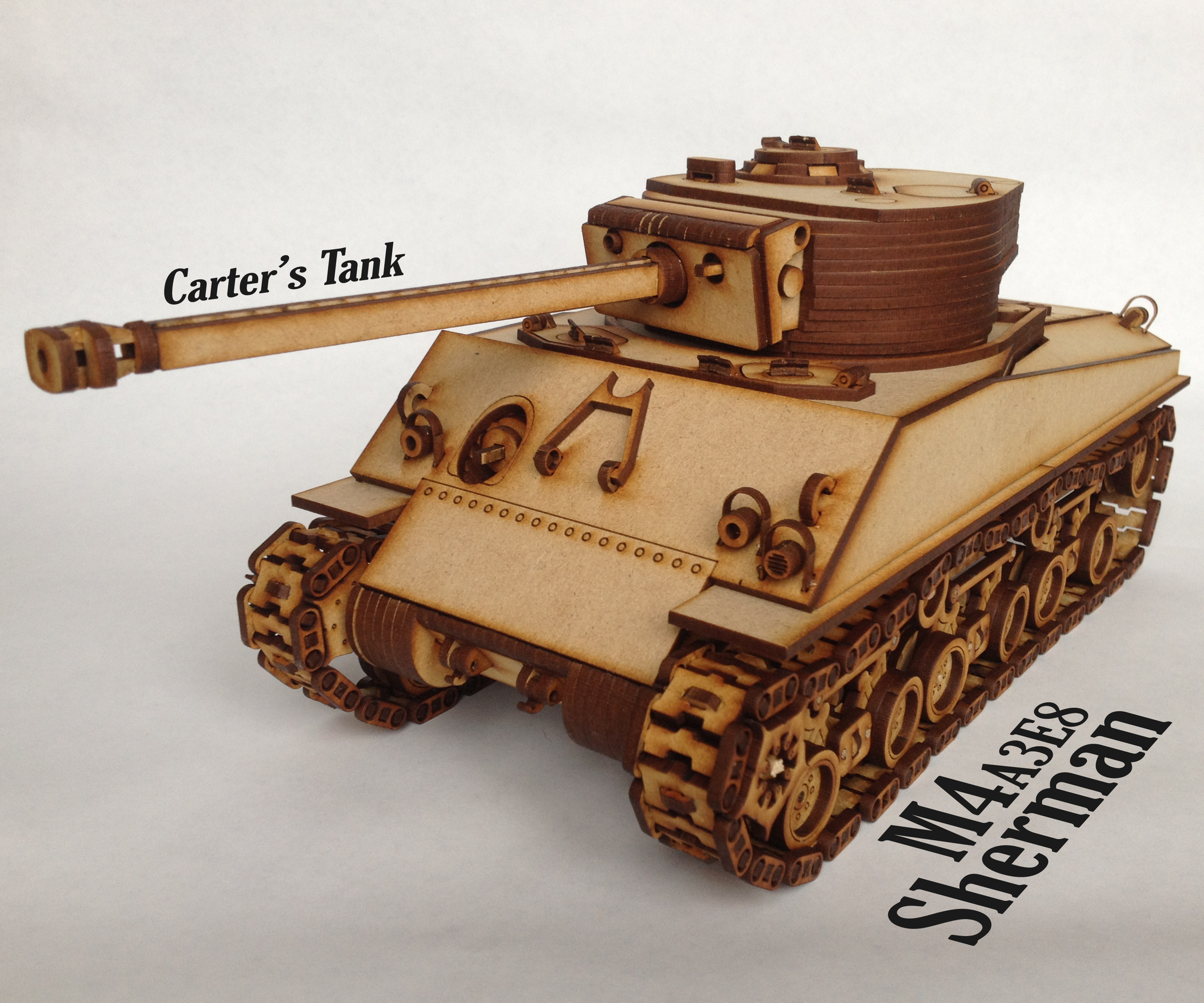 Carter's Lasercut Tank Sherman 12 Steps (with Pictures) Instructables
