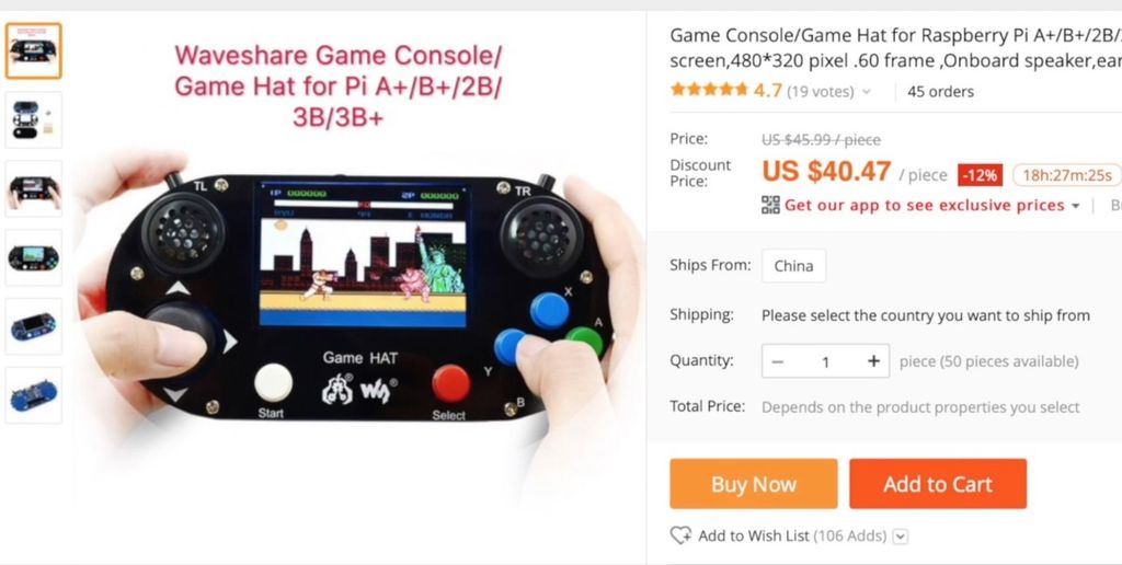 Batocera Waveshare Gamehat Set Up 3 Steps Instructables