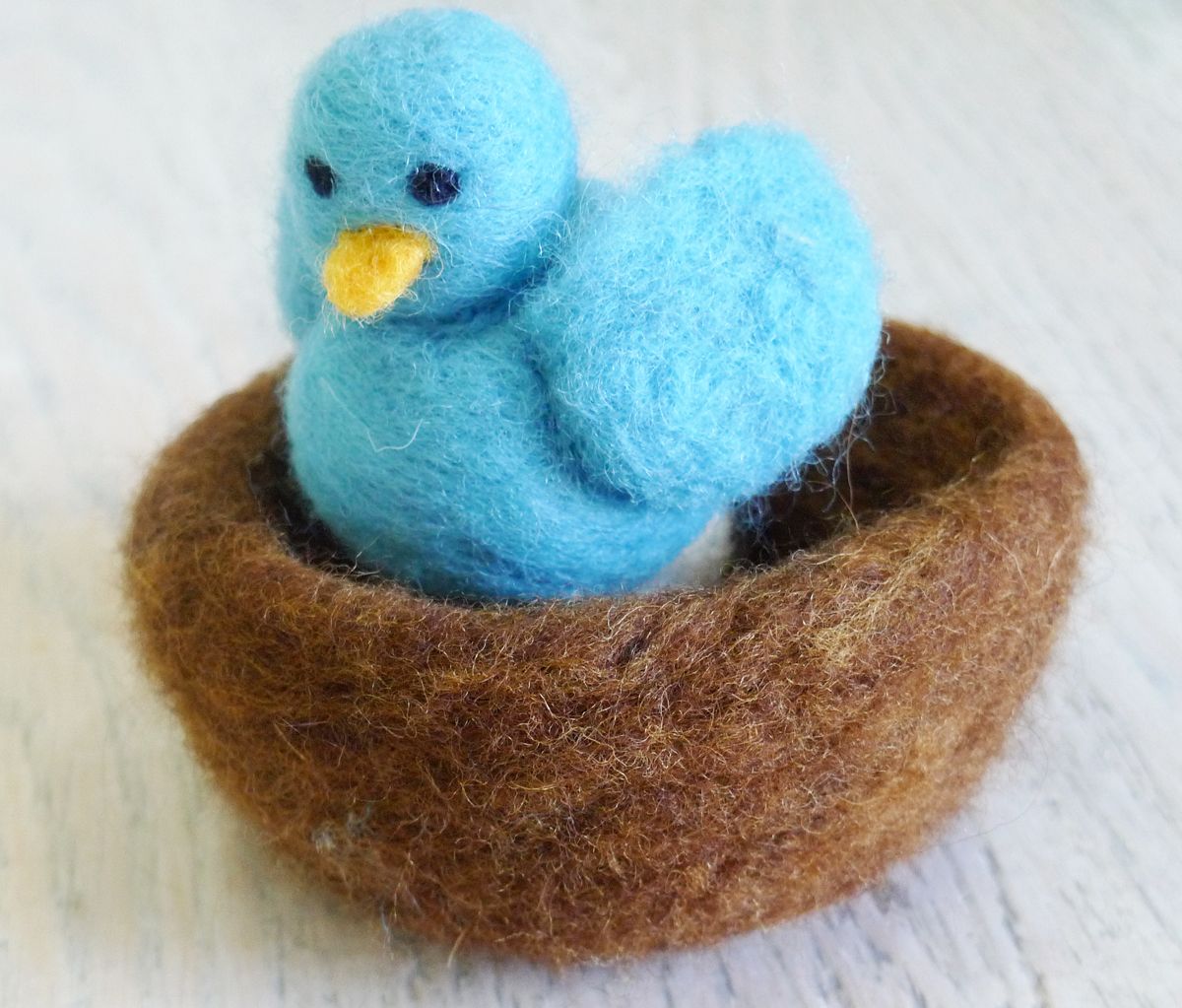 Felted Bird 6 Steps Instructables