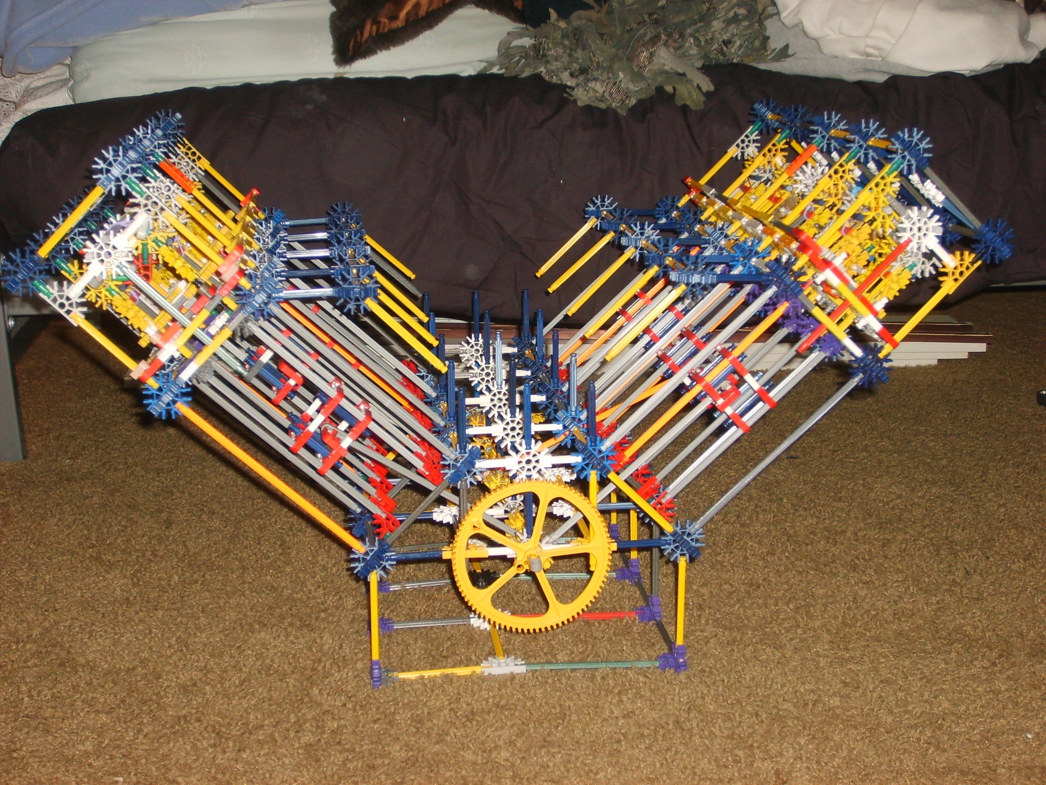Knex V8 Diesel Progress Instructables