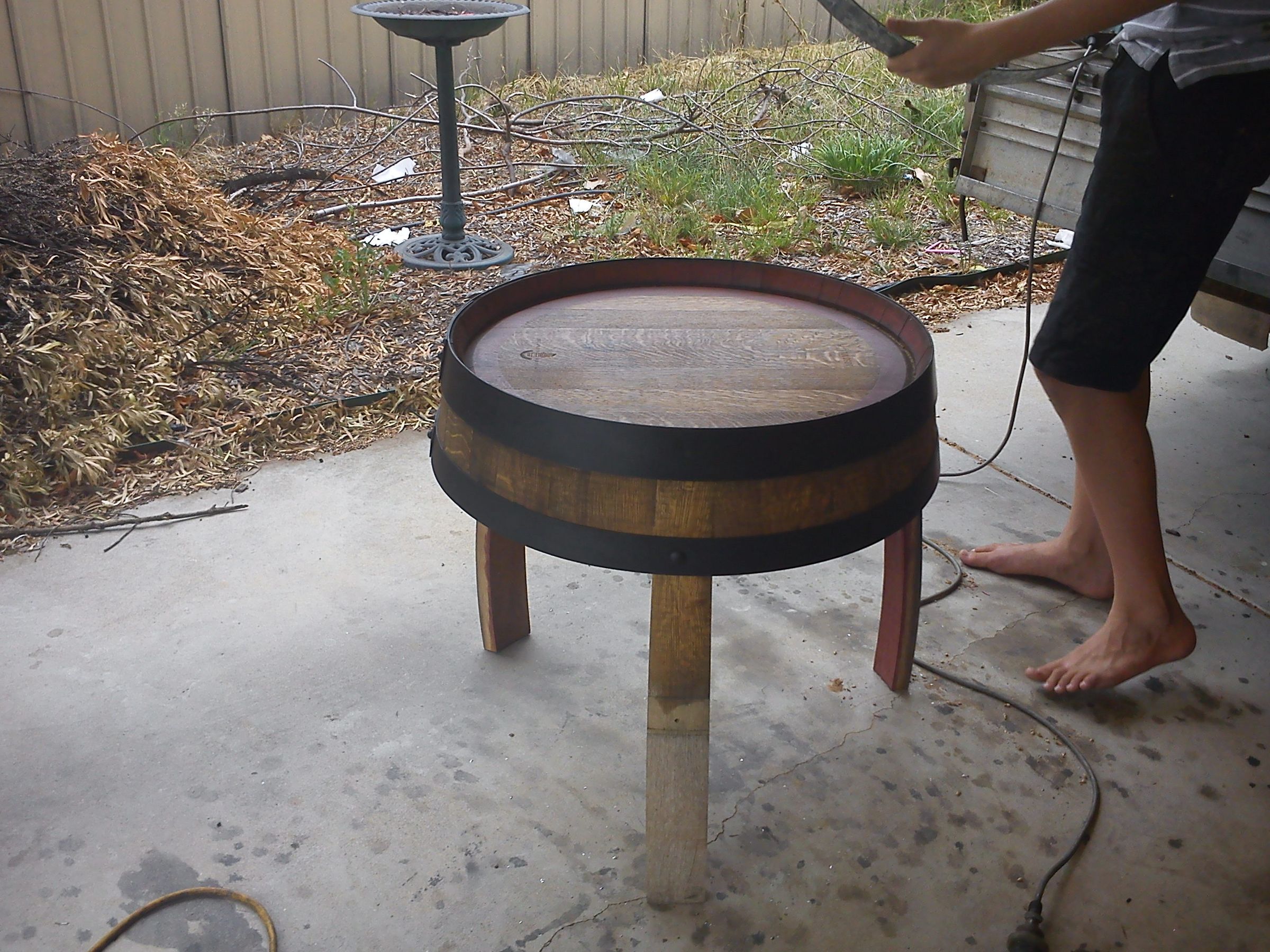 Wine Barrel Beer Table 12 Steps (with Pictures) Instructables