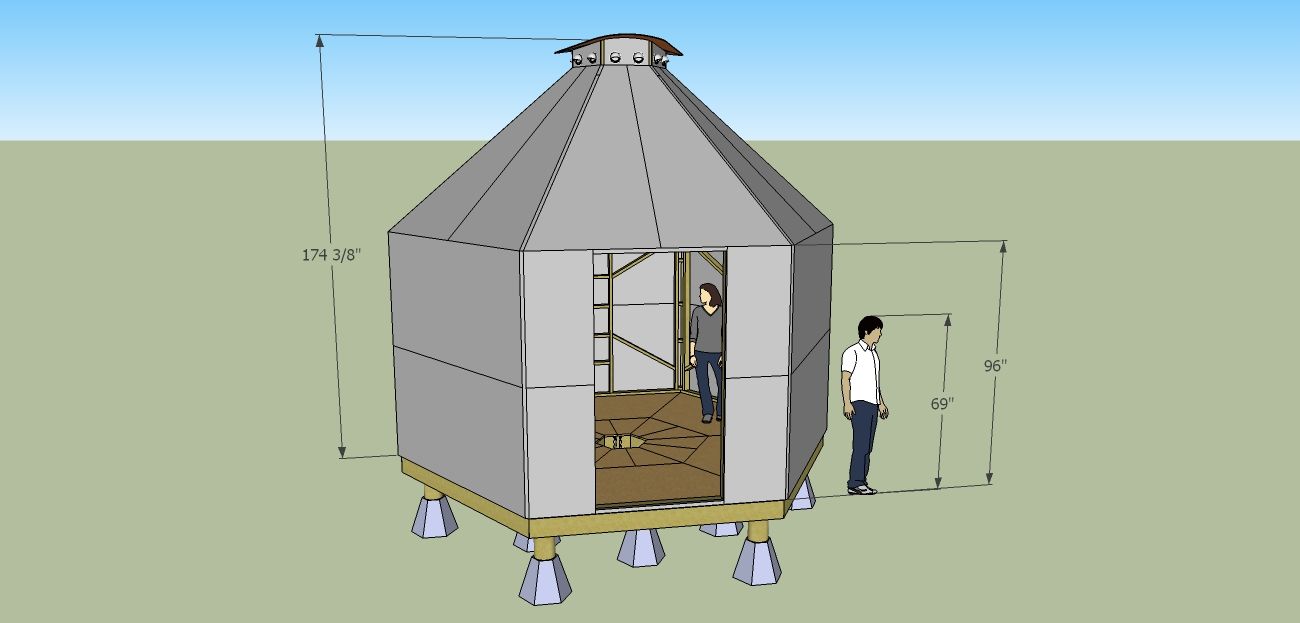 HexaFrame 2x4 Shelter