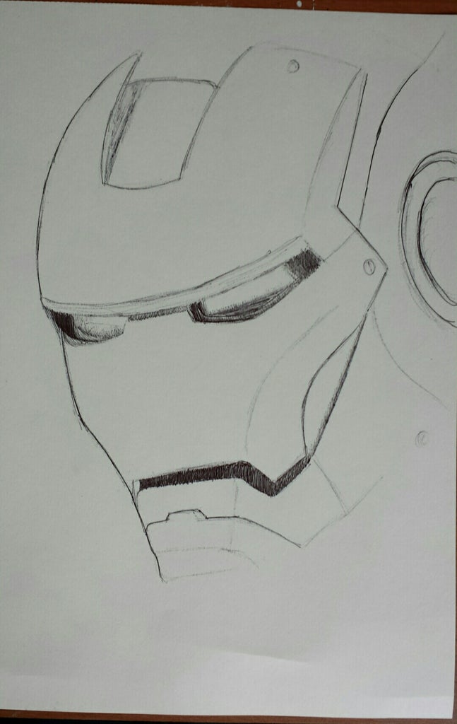 Iron Man Pen Drawing 3 Steps Instructables Iron Man Pen Drawing 3 Steps Instructables