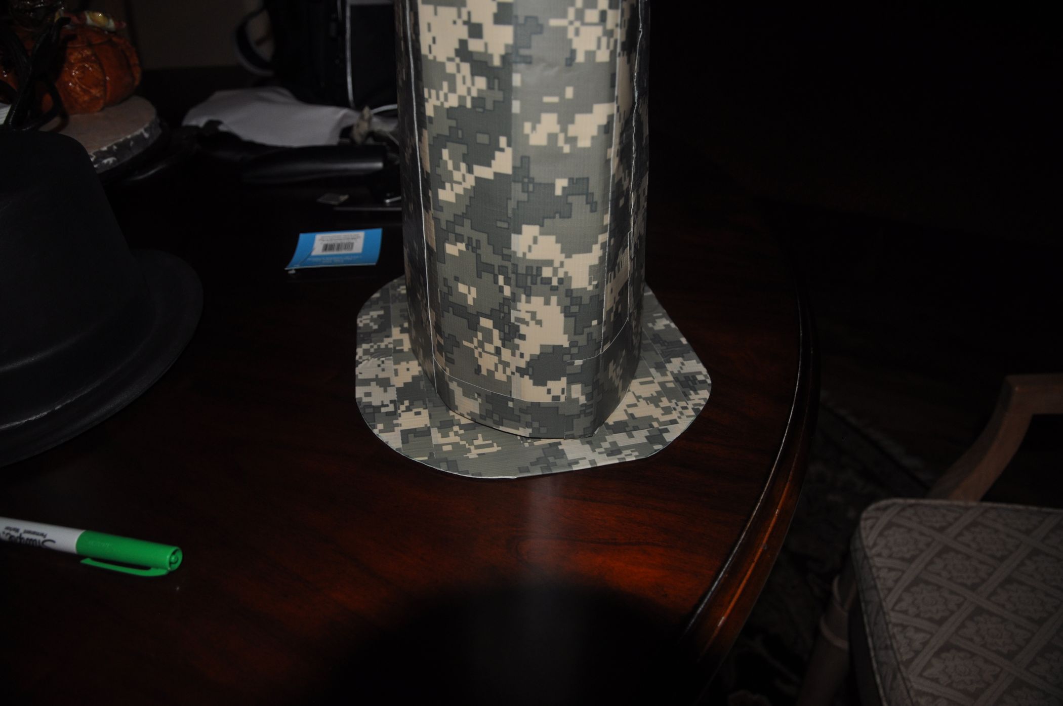 A Duct Tape Stove Pipe Hat 6 Steps Instructables