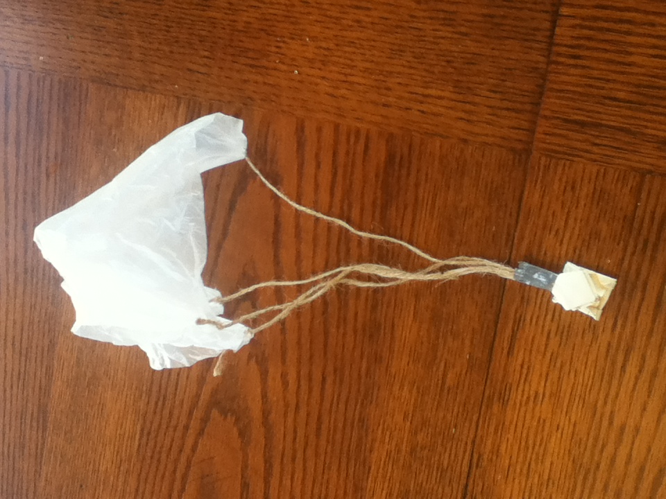 diy parachute toy