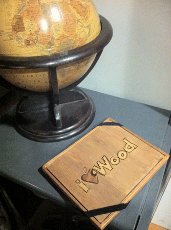 iheart wood ipad case (100% salvage materials) DIY Project DIY Project Image