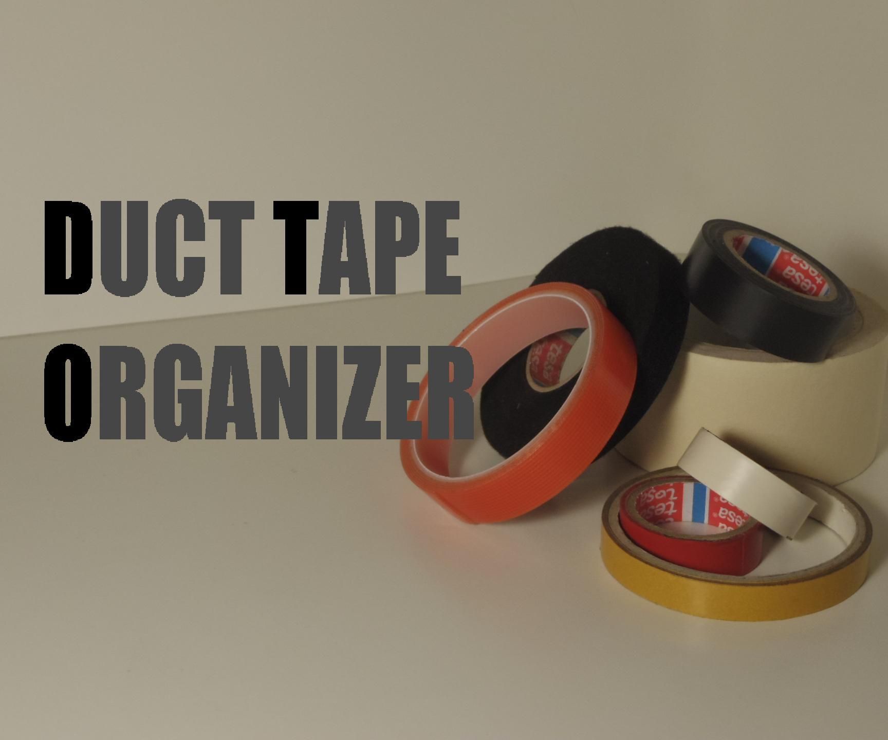 Duct Tape Organizer 4 Steps Instructables