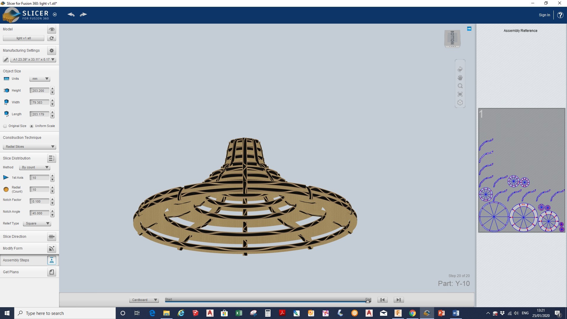 how to apply slicer for fusion 360