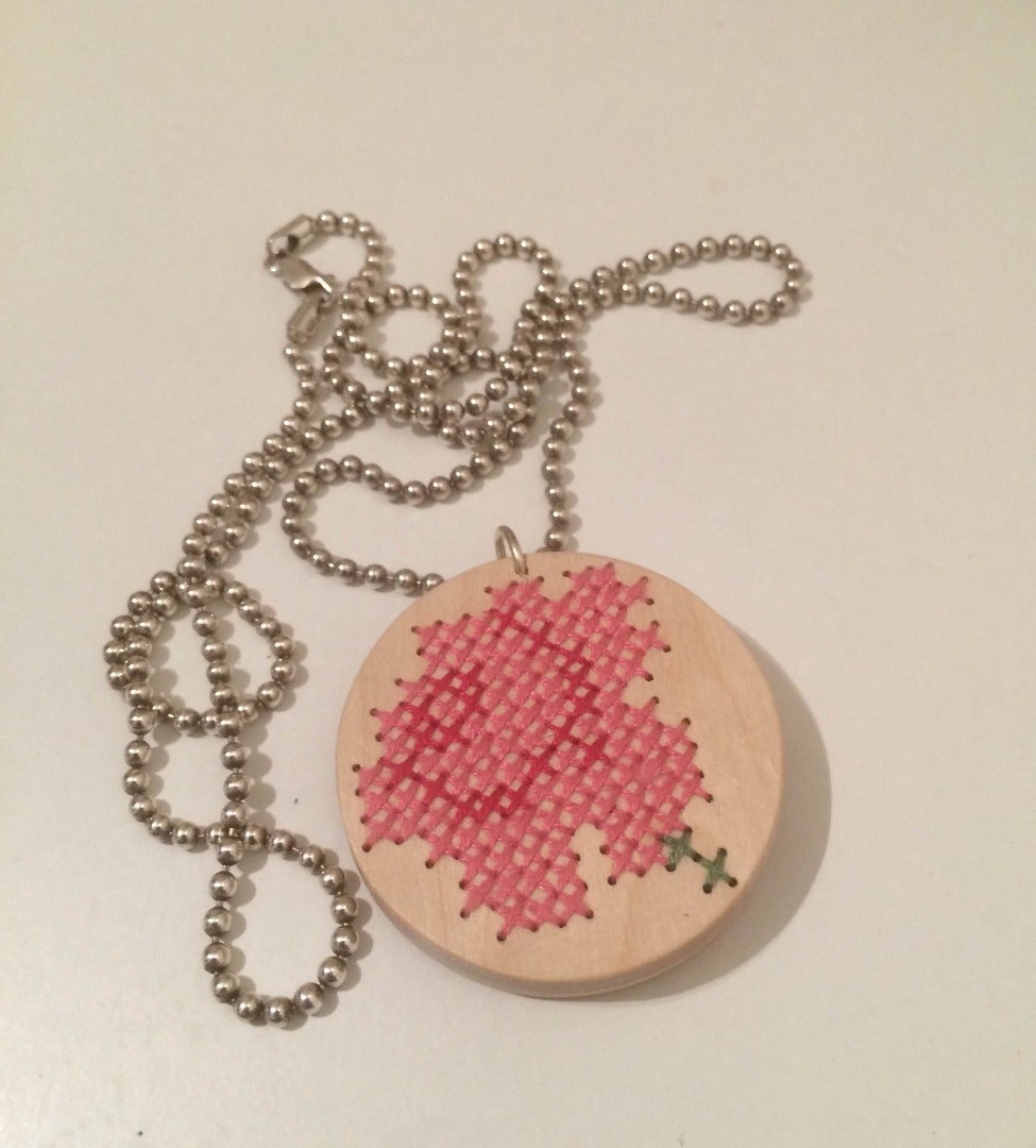 Create Your Own Cross Stitch Necklace : 8 Steps (with Pictures ...