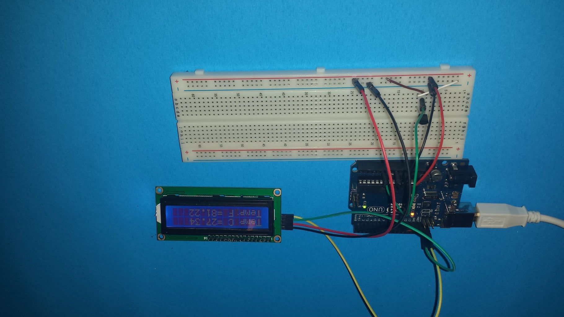 Display Temperature on LCD : 3 Steps - Instructables