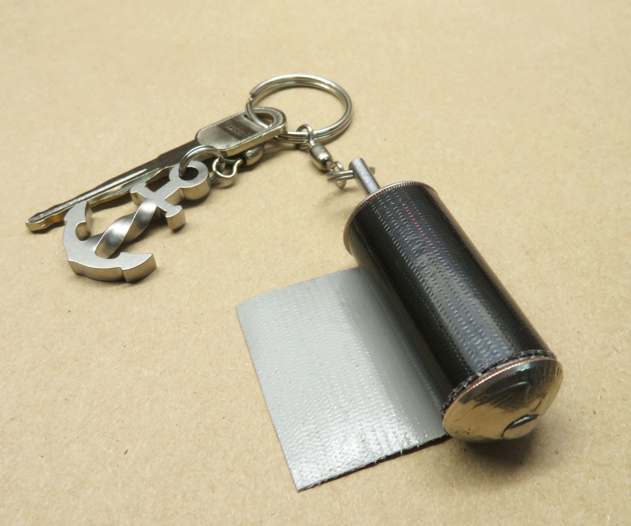 EDC Duct Tape Keychain 10 Steps (with Pictures) Instructables