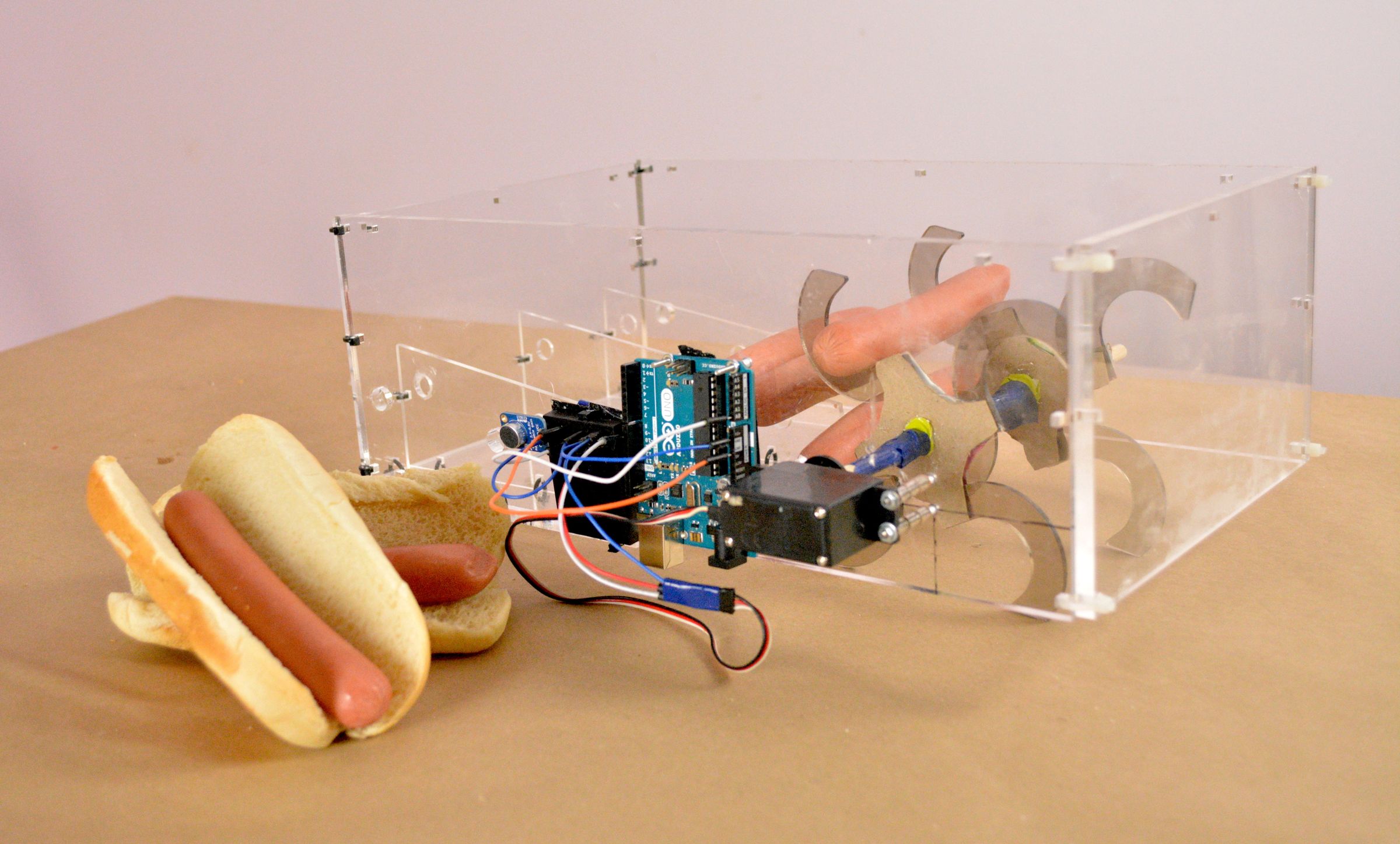 Scream Activated HotDog Dispenser 6 Steps (with Pictures) Instructables